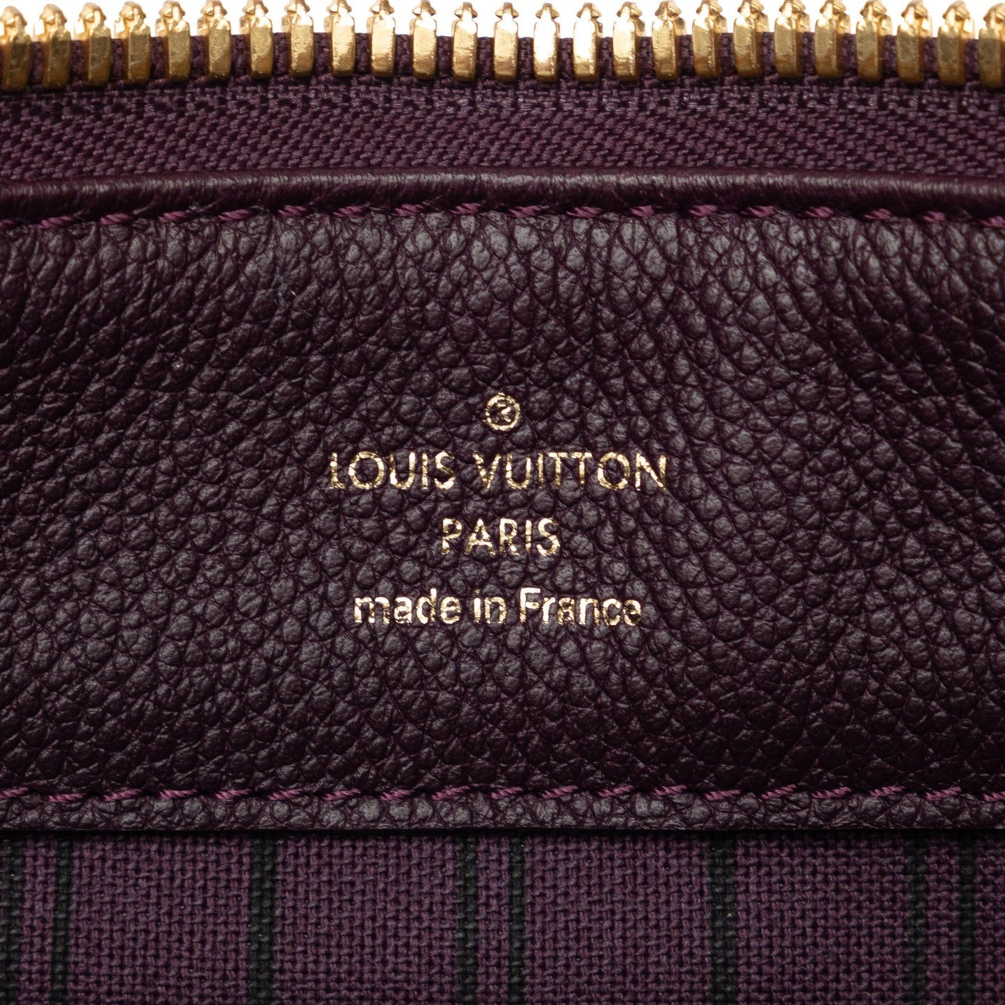 Purple Louis Vuitton Monogram Empreinte Audacieuse PM Satchel