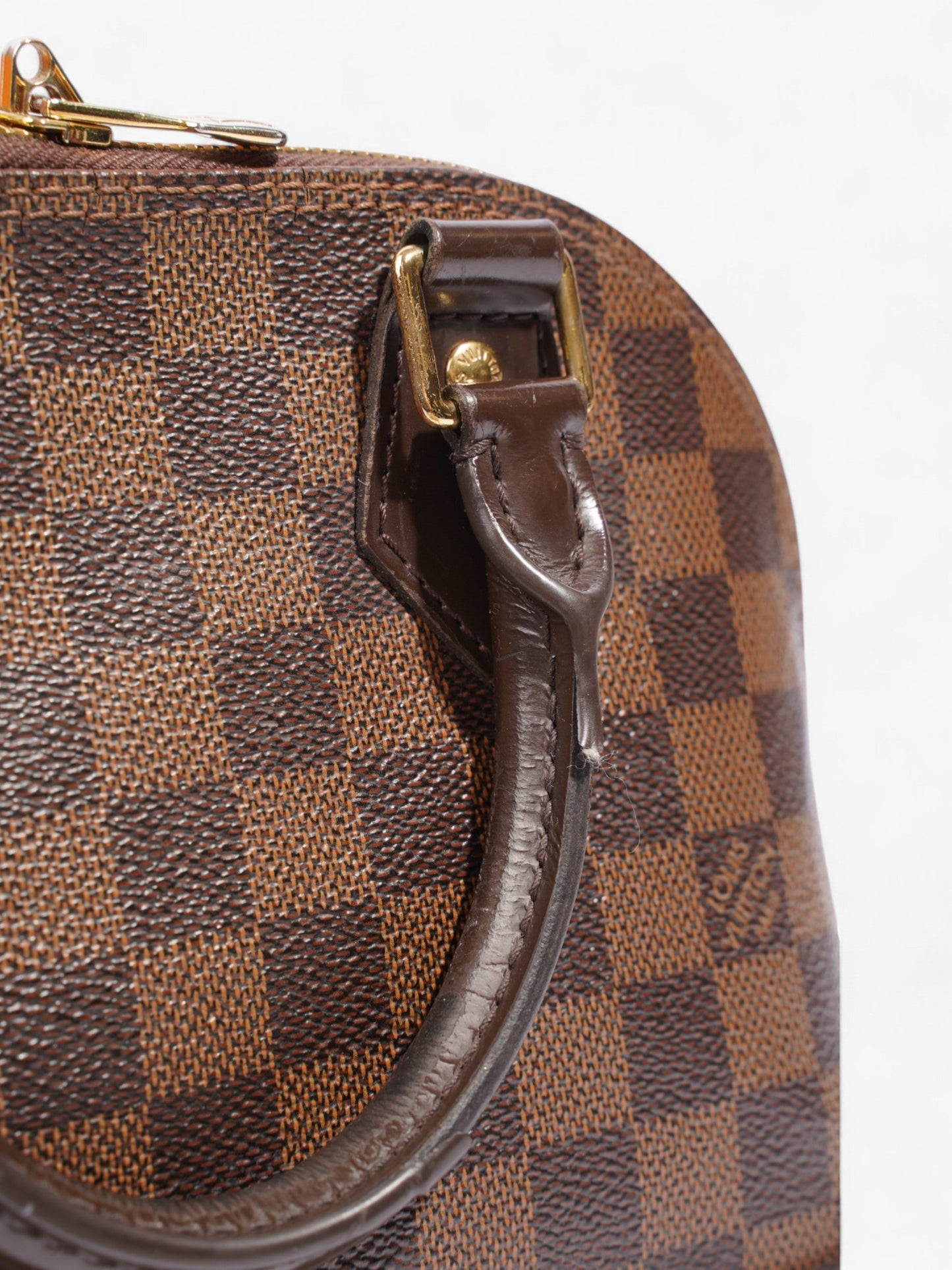 Louis Vuitton Alma Damier Ebene Coated Canvas BB