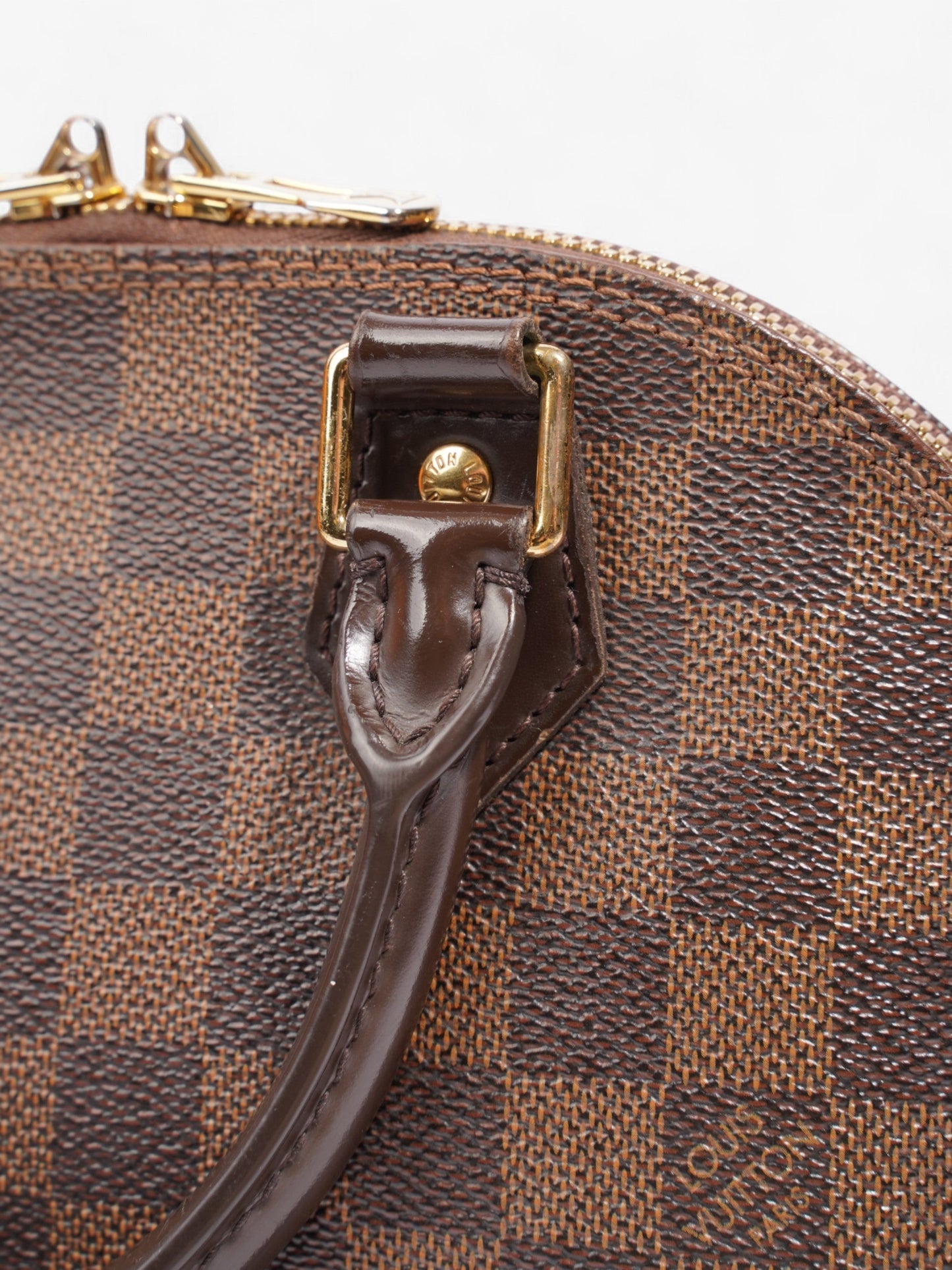 Louis Vuitton Alma Damier Ebene Coated Canvas BB