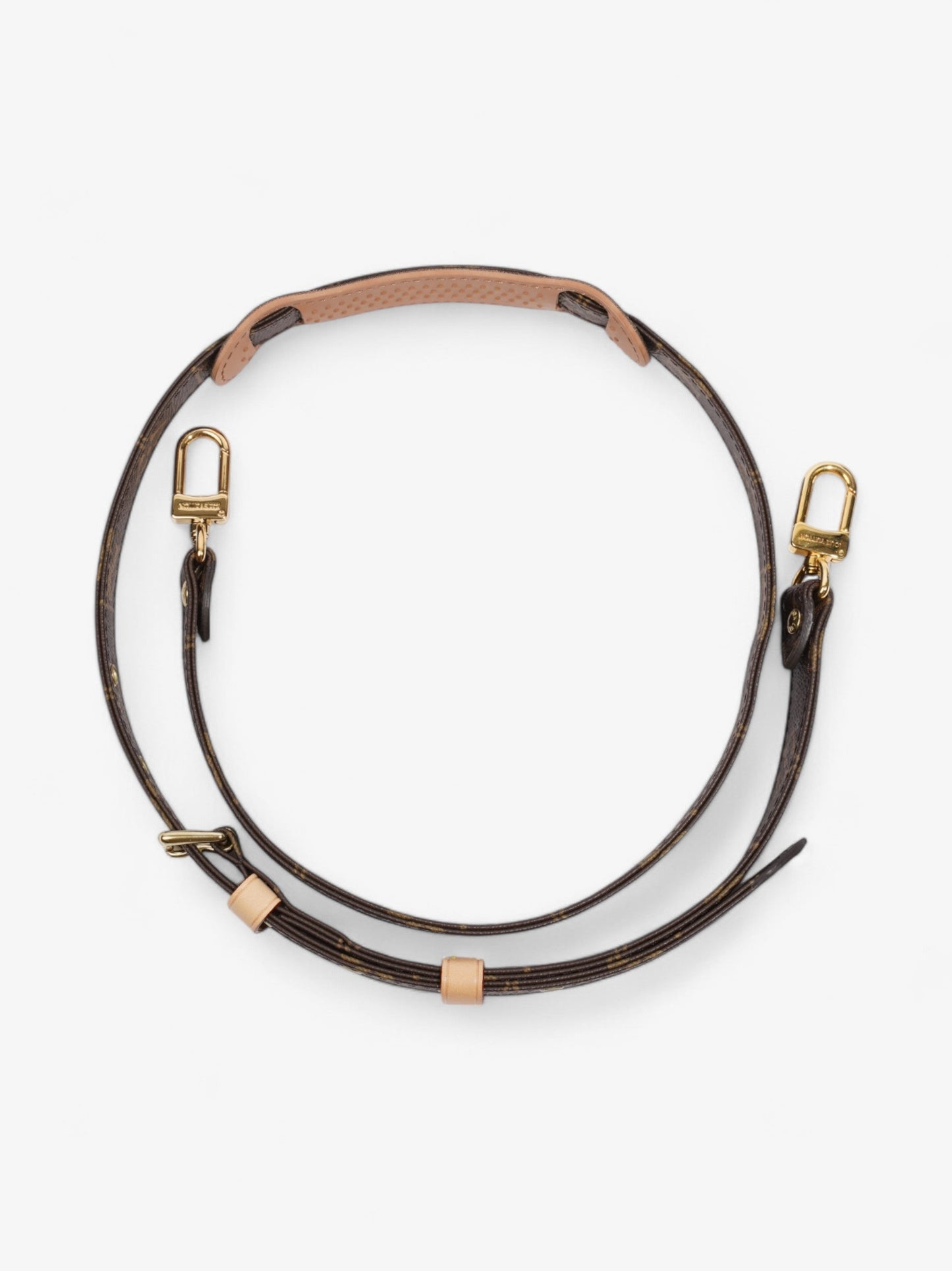 Louis Vuitton Bandouli猫re Bag Strap Monogram / Gold Coated Canvas