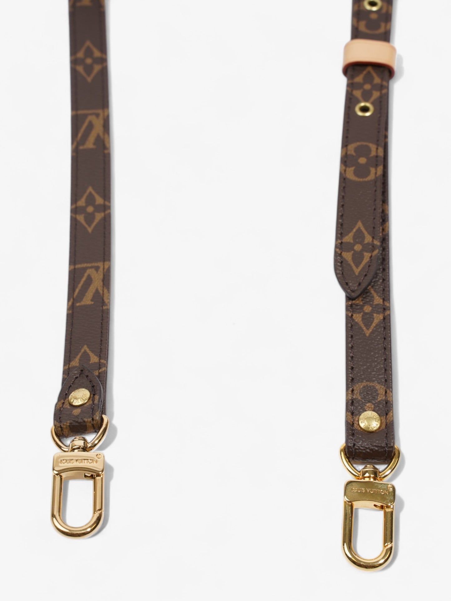 Louis Vuitton Bandouli猫re Bag Strap Monogram / Gold Coated Canvas