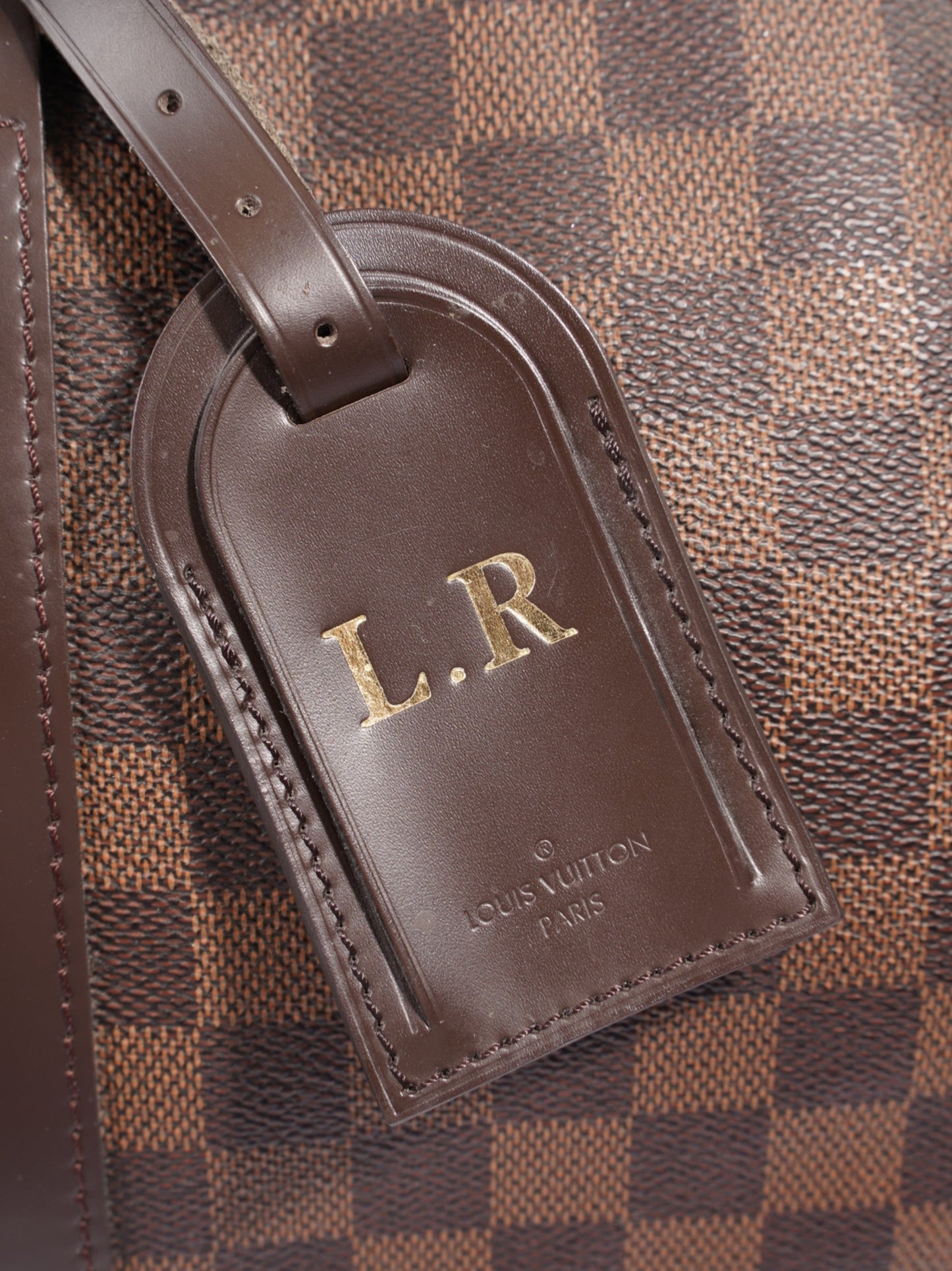 Louis Vuitton Keepall Damier Ebene Coated Canvas 55