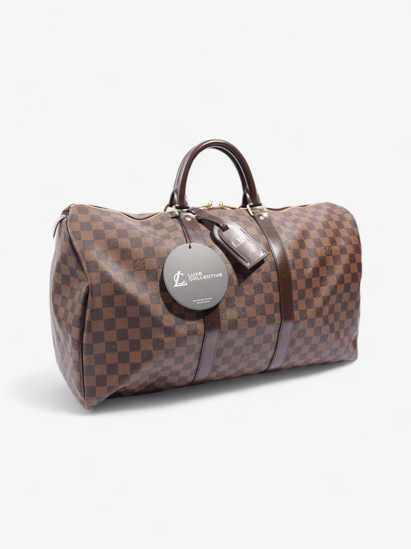 Louis Vuitton Keepall Damier Ebene Coated Canvas 55