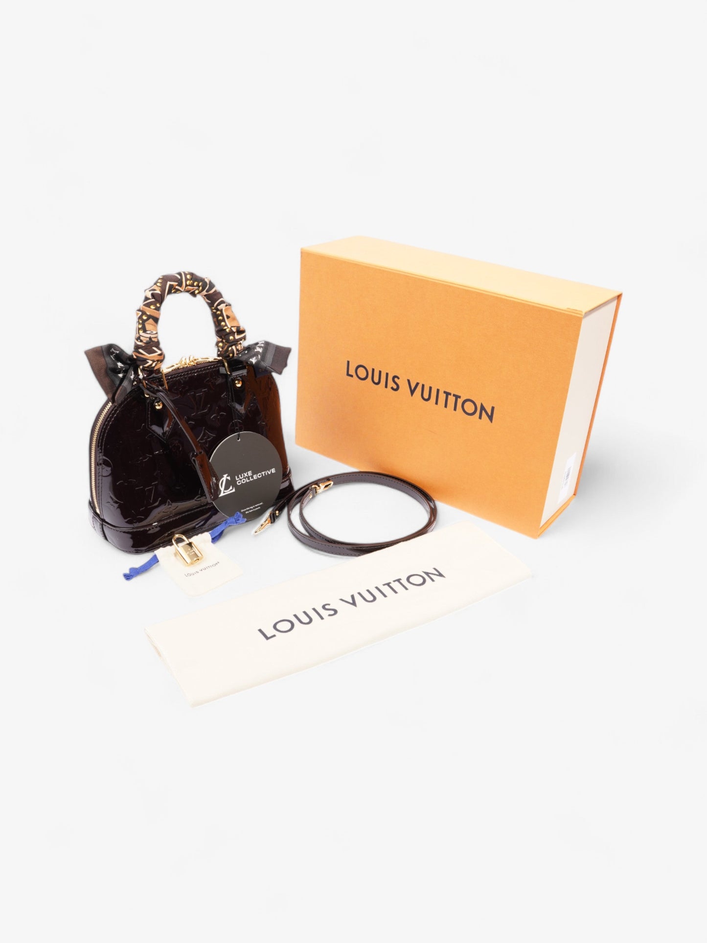 Louis Vuitton Alma Monogram Vernis Vernis Leather BB
