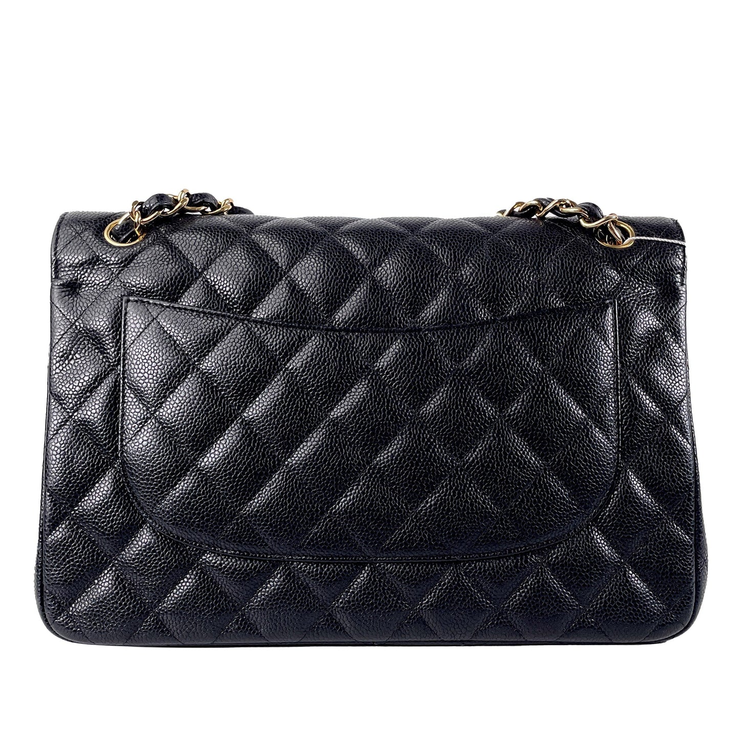 Jumbo Classic Caviar Double Flap