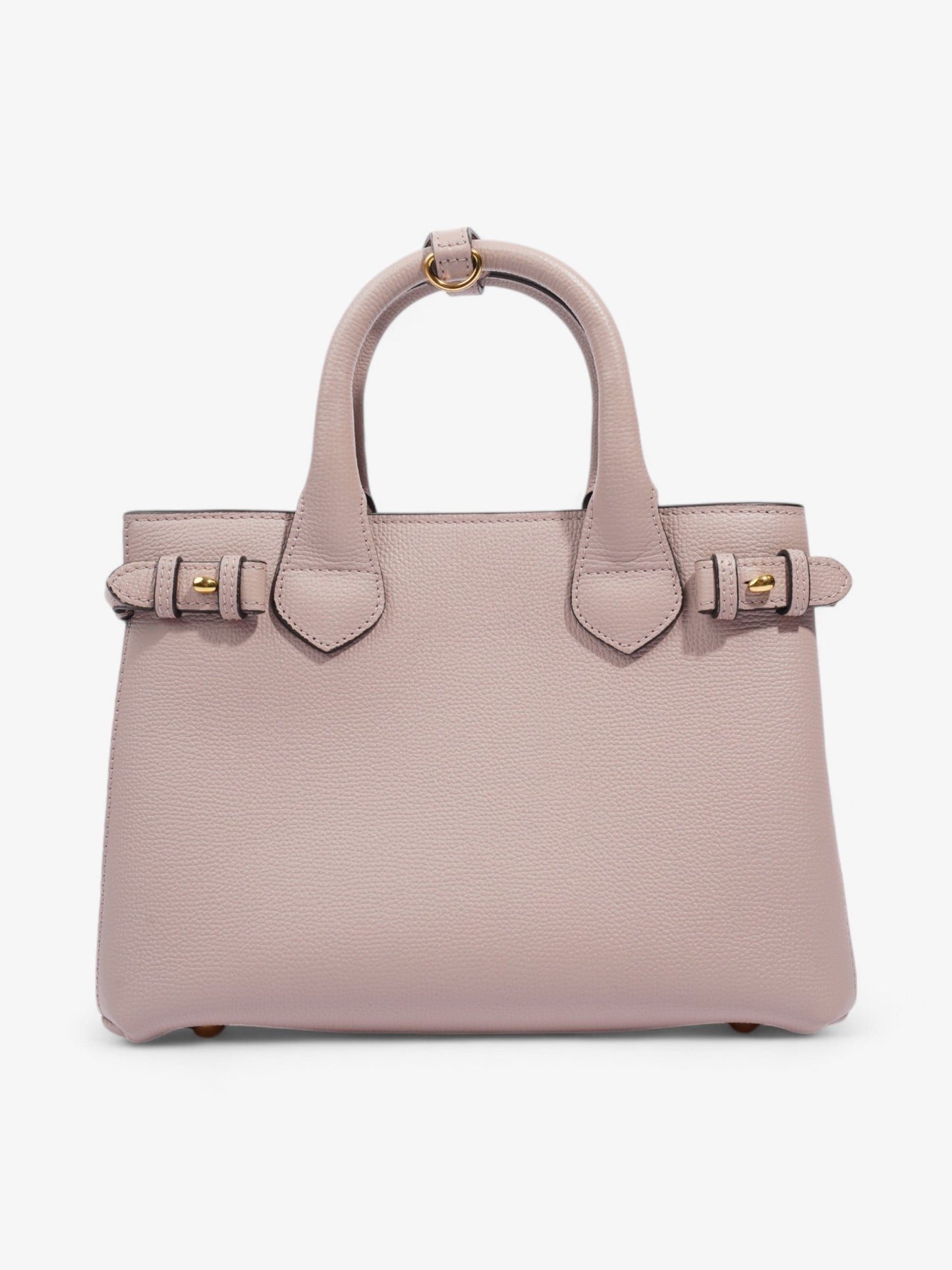 Burberry Banner Bag Pale Orchid / House Check Grained Leather Small