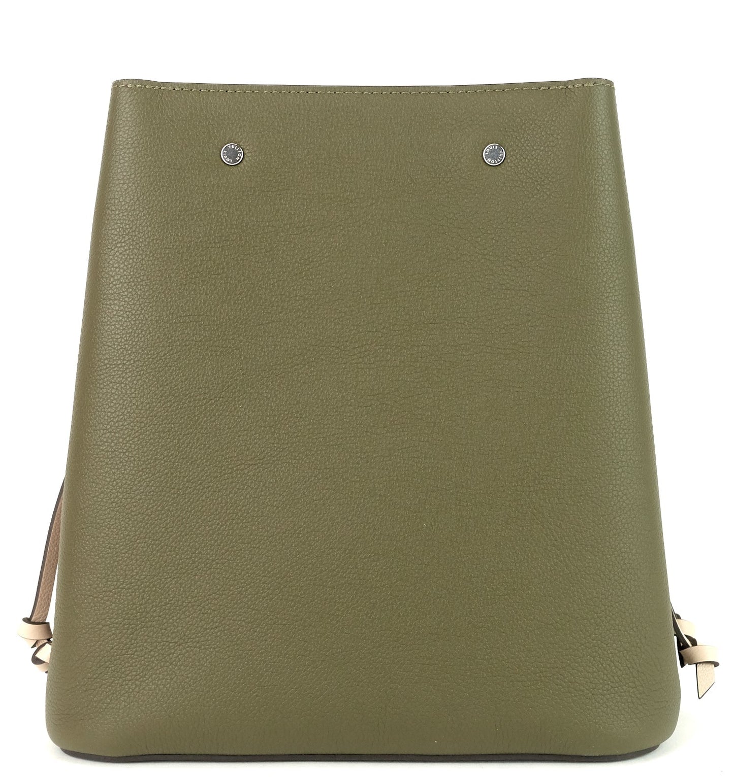 Louis Vuitto LockMe Calfskin Leather Bucket Bag
