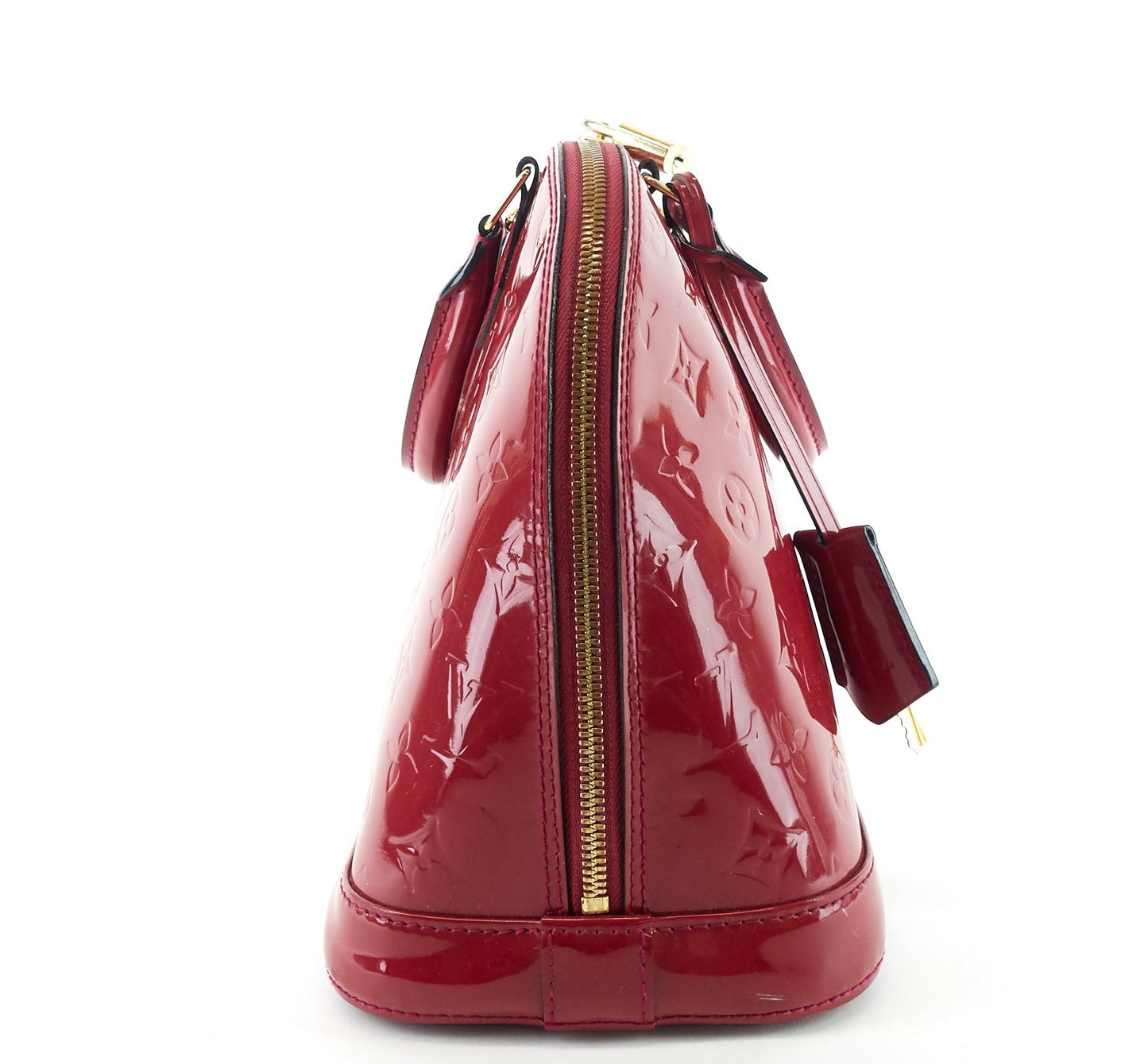 Louis Vuitto Alma PM Monogram Vernis Leather Handbag