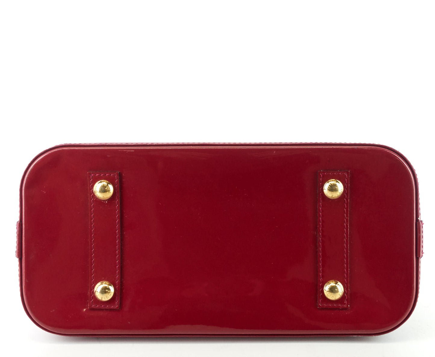 Louis Vuitto Alma PM Monogram Vernis Leather Handbag