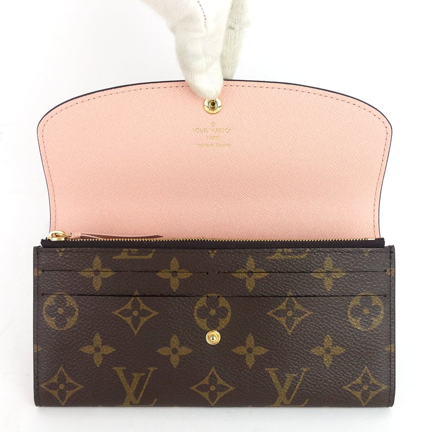 Louis Vuitto Emilie Monogram Canvas Wallet