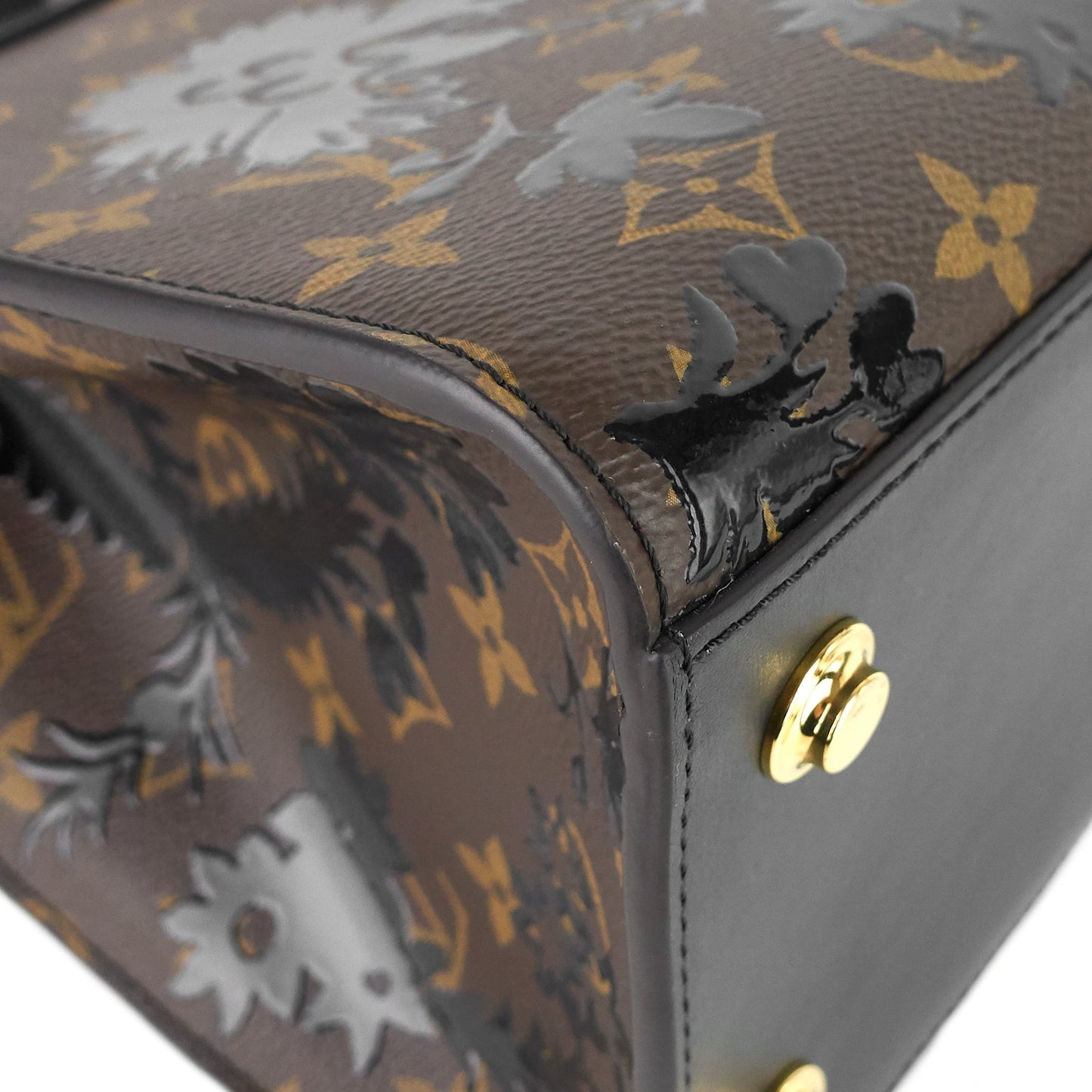 Louis Vuitto City Steamer MM Monogram Blossom Canvas Bag