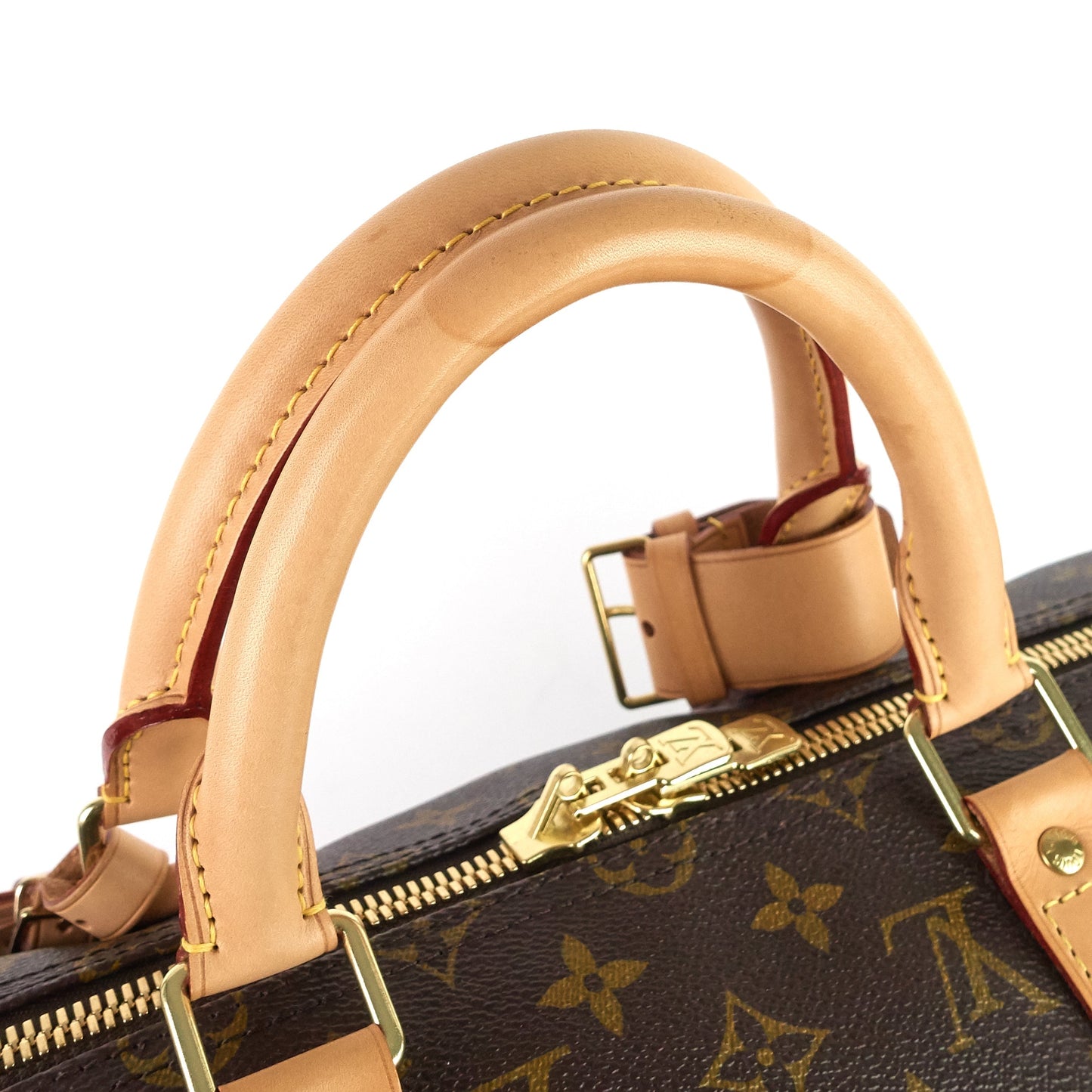 Louis Vuitto Keepall 50 BandouliÃ¨re Monogram Canvas Bag