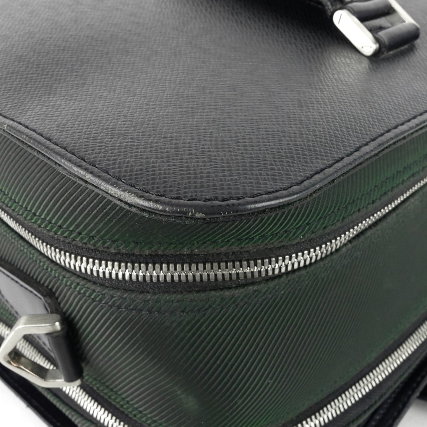 Louis Vuitto Nevski Taiga Leather Briefcase Bag
