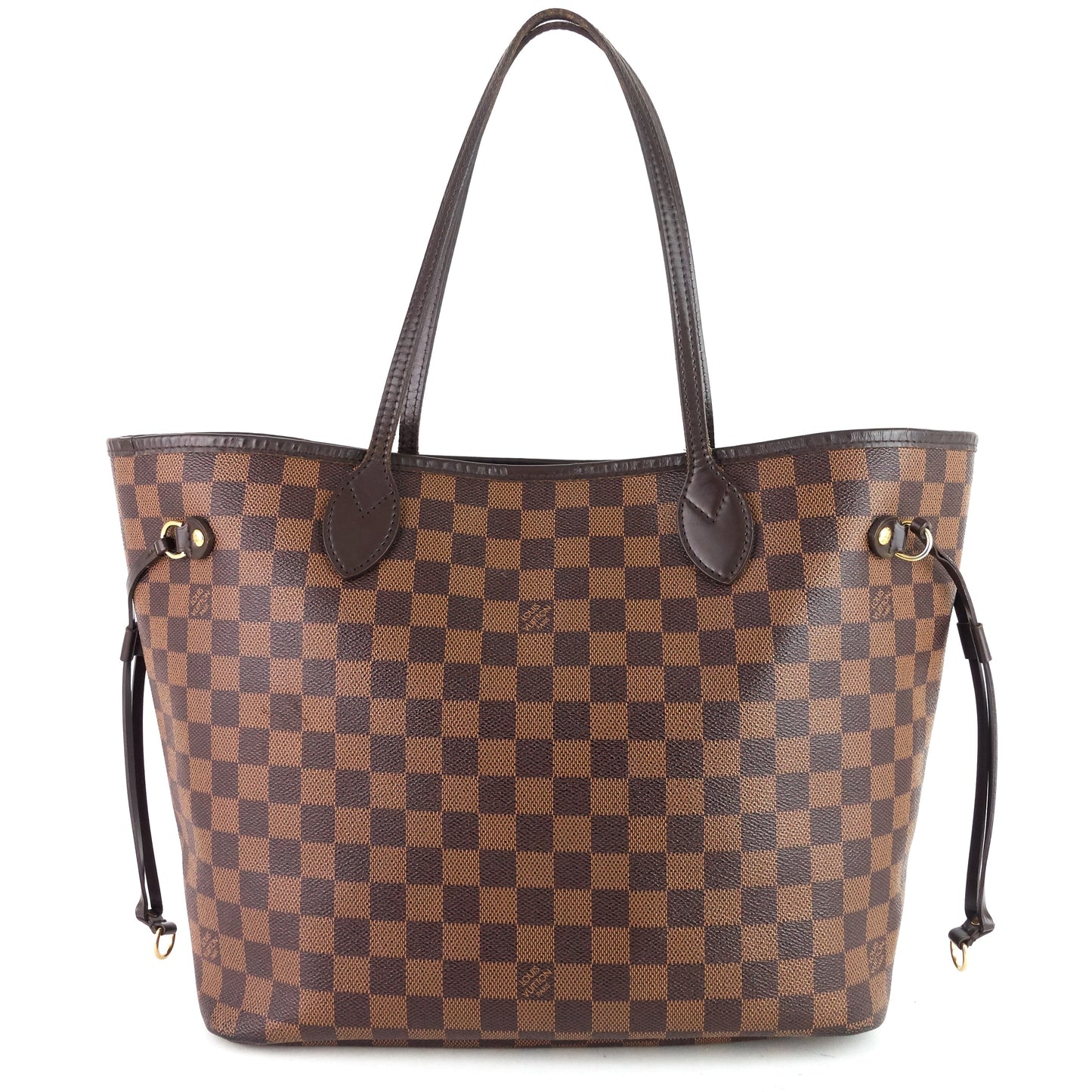 Louis Vuitto Neverfull MM Damier Ebene Tote Bag