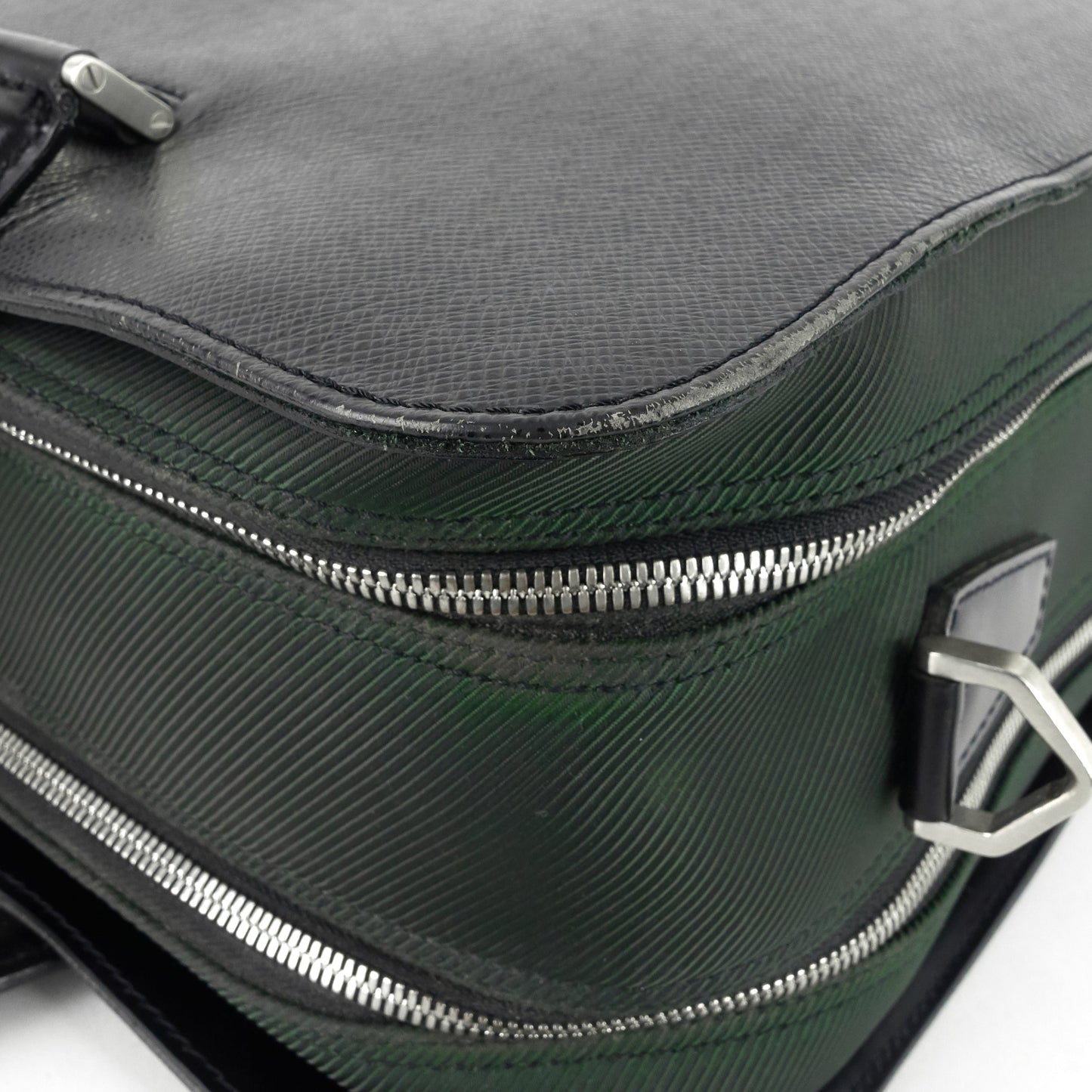 Louis Vuitto Nevski Taiga Leather Briefcase Bag