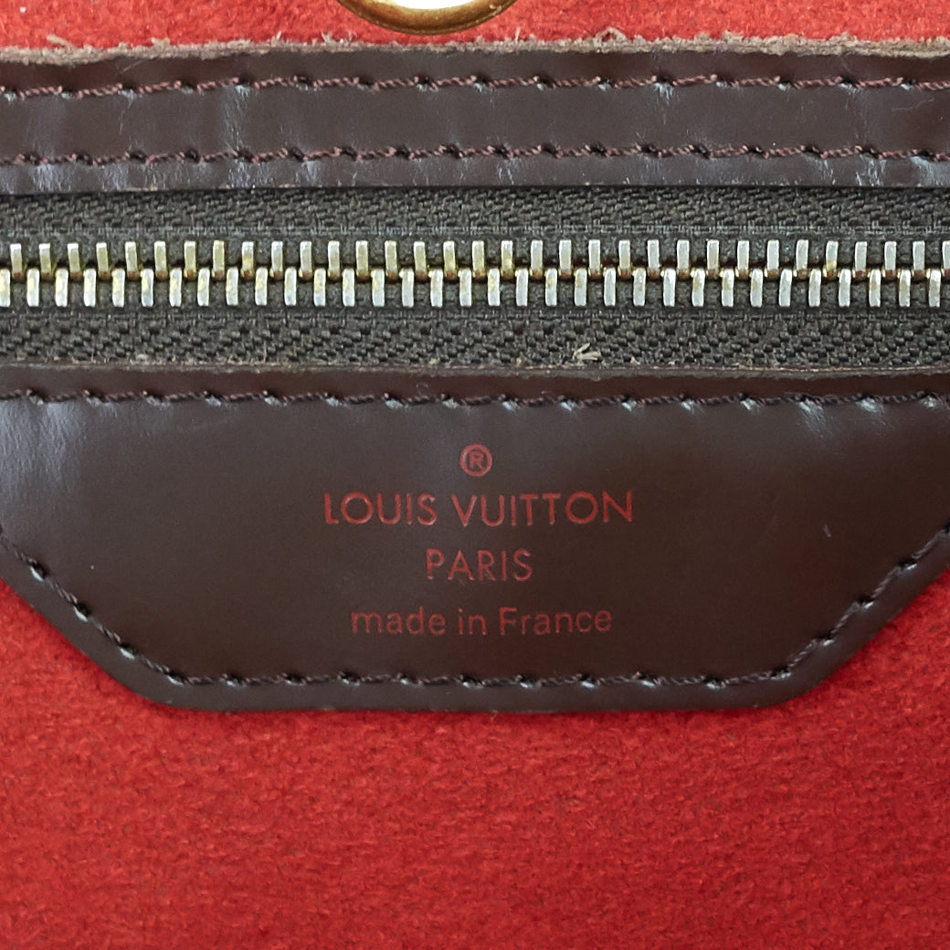 Louis Vuitto Hampstead MM Damier Ebene Canvas Bag