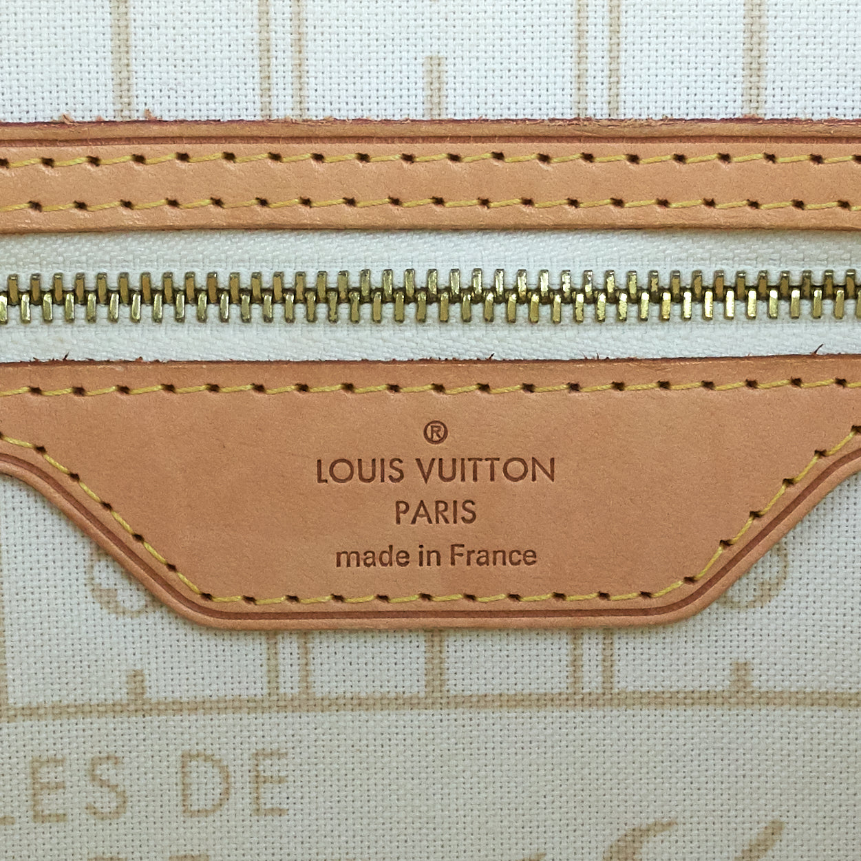 Louis Vuitto Neverfull PM Damier Azur Canvas Bag