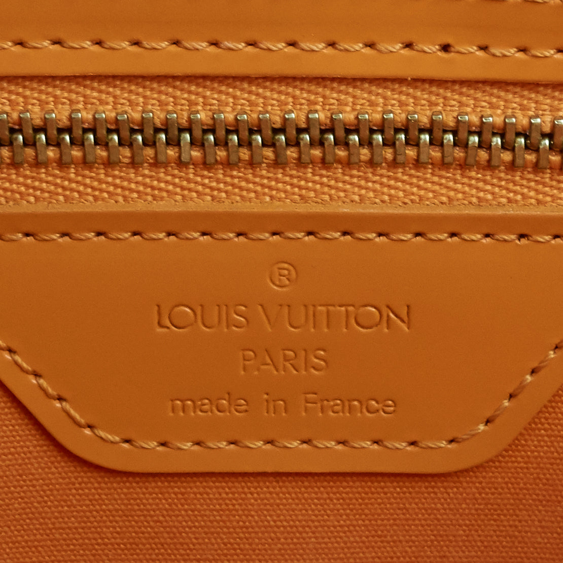 Louis Vuitto Saint Tropez Orange Epi Leather Bag