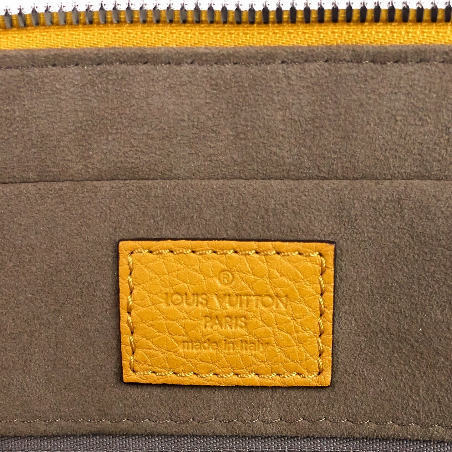 Louis Vuitto Porte-Documents Voyage PM Yellow Taurillon Leather Briefcase Bag