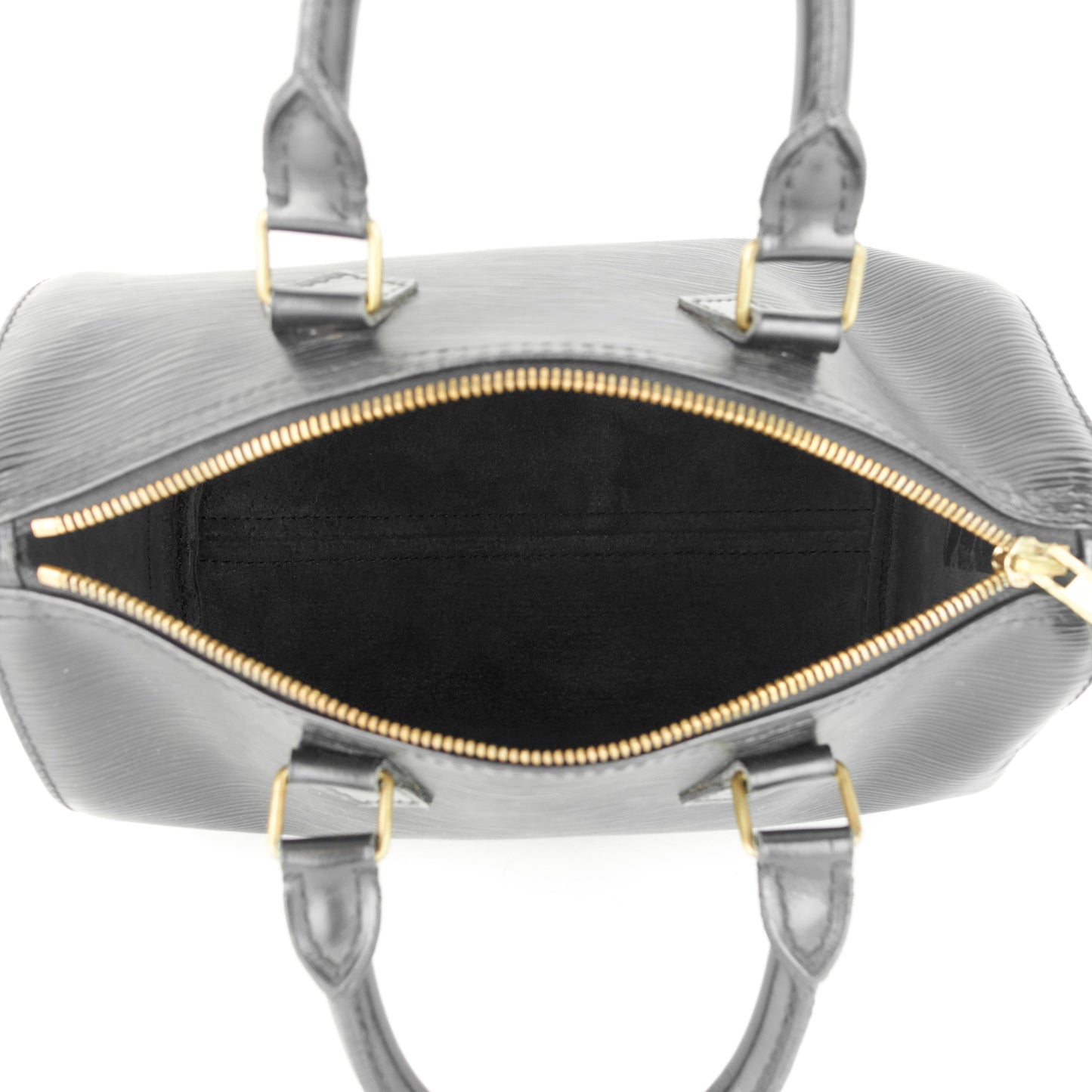 Louis Vuitto Speedy 25 Black Epi Leather Bag