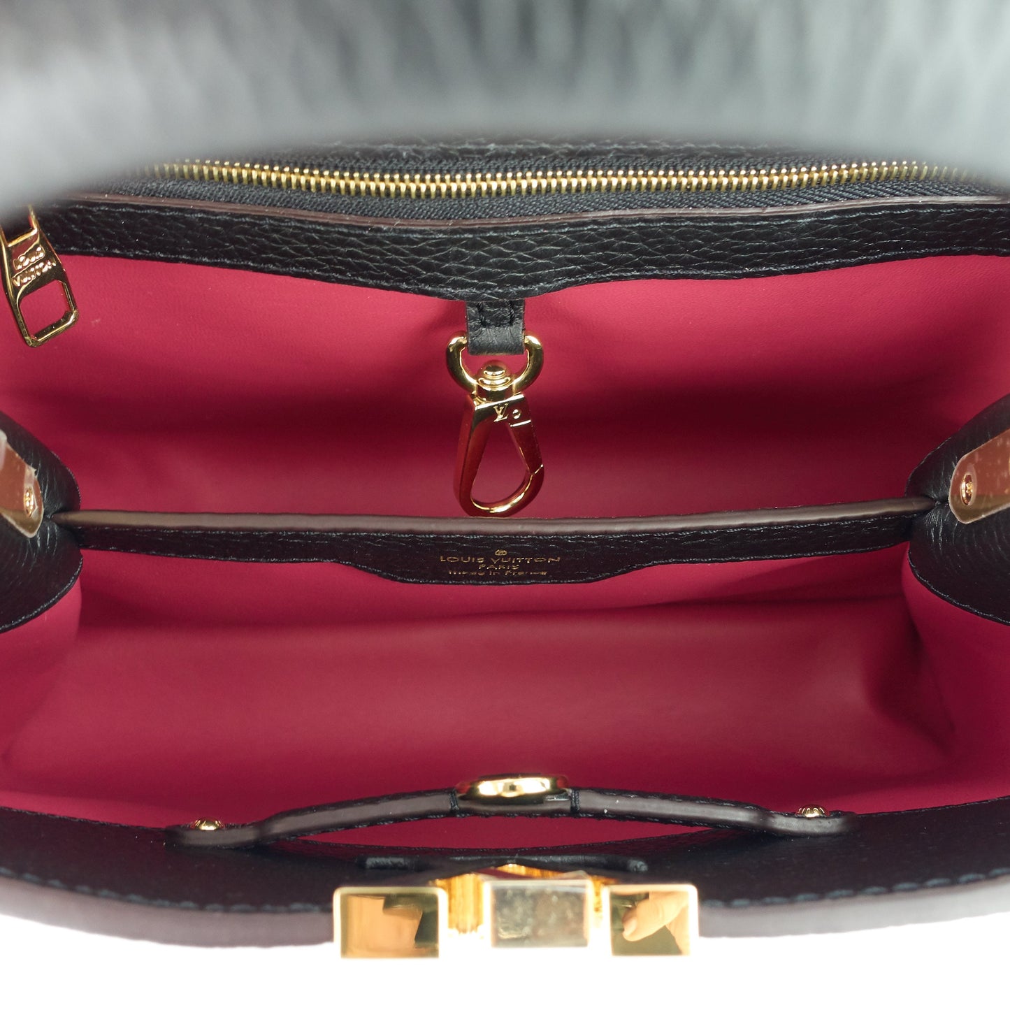 Louis Vuitto Capucines BB Taurillon Cowhide Leather Bag