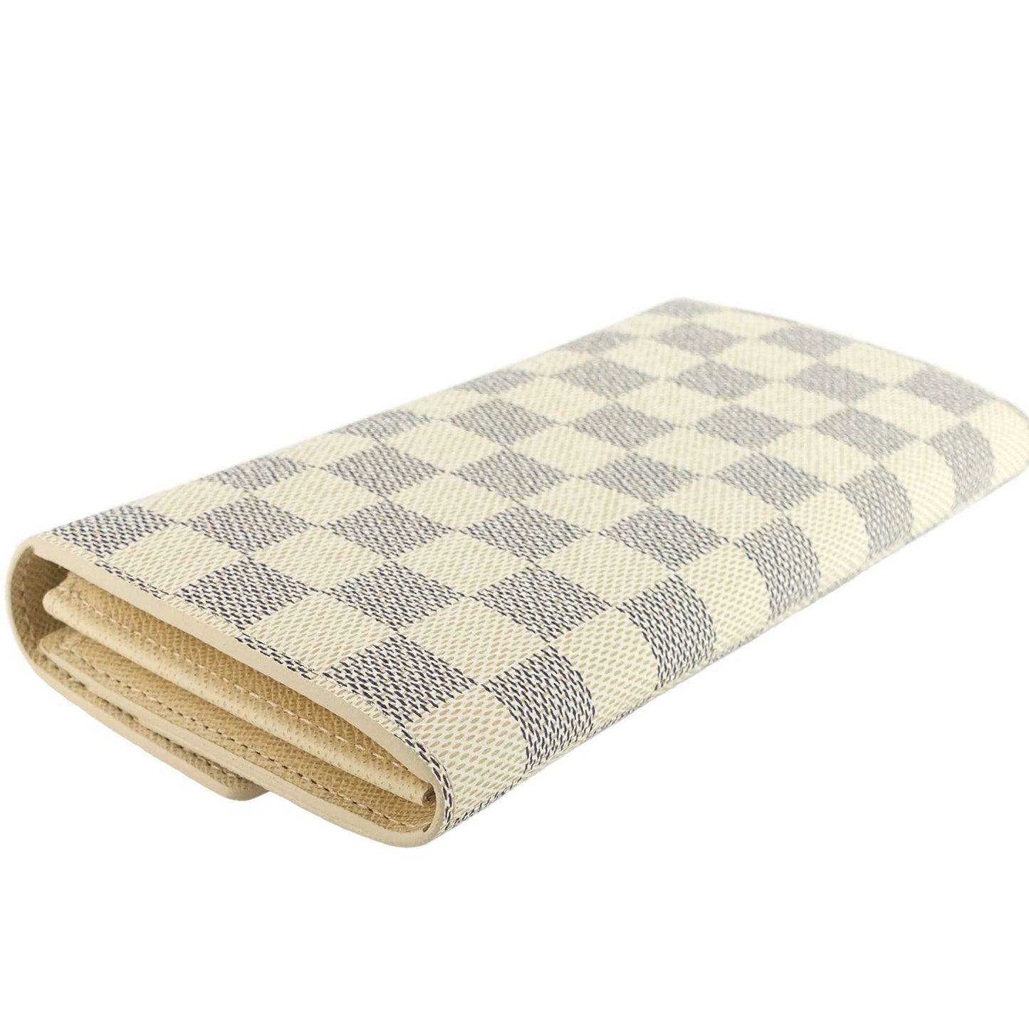 Louis Vuitto Sarah Damier Azure Canvas Wallet