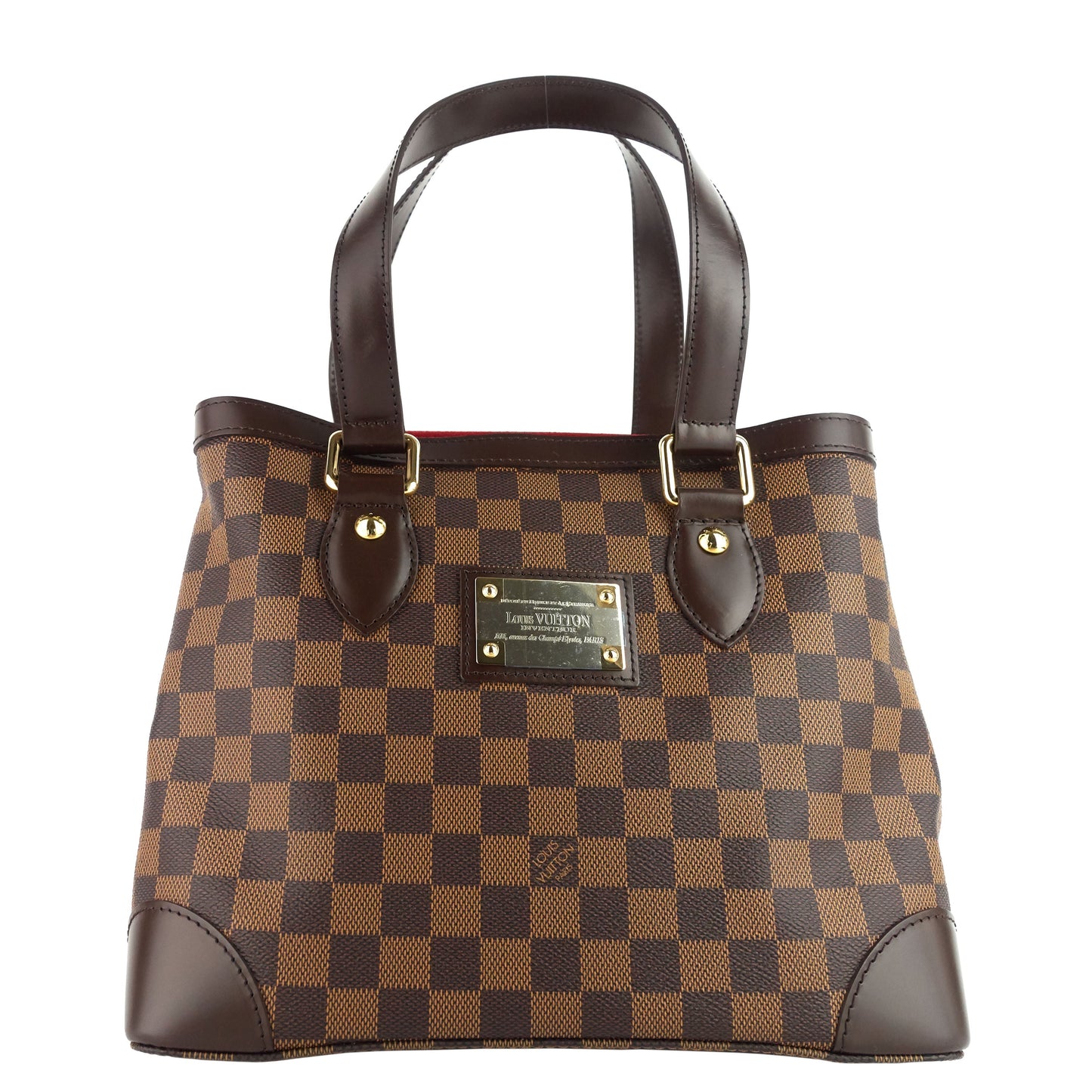 Louis Vuitto Louis Vuitton Hampstead PM Damier Ebene Canvas Bag