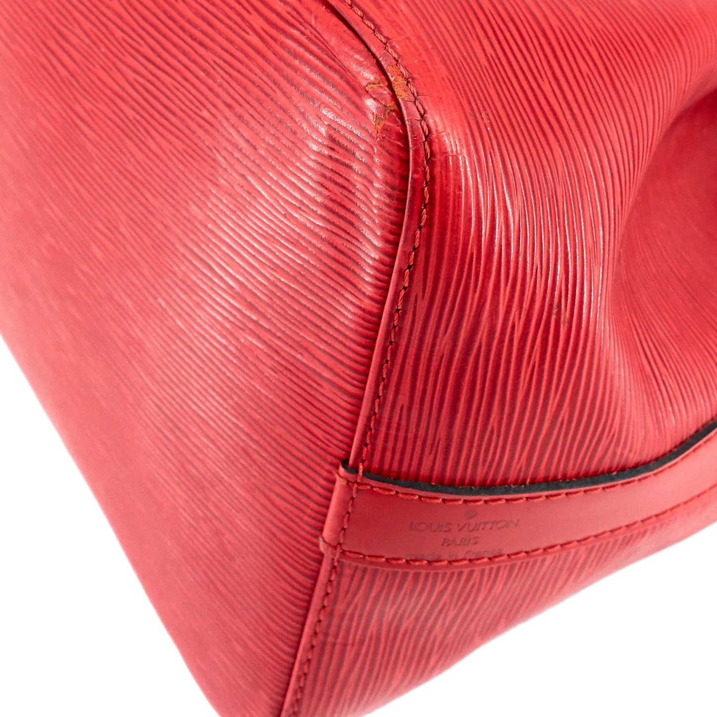 Louis Vuitto Noe Large Red Epi Leather Bag