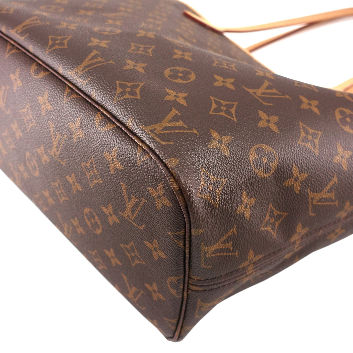 Louis Vuitto Neverfull MM Monogram Canvas Tote Bag with Pochette
