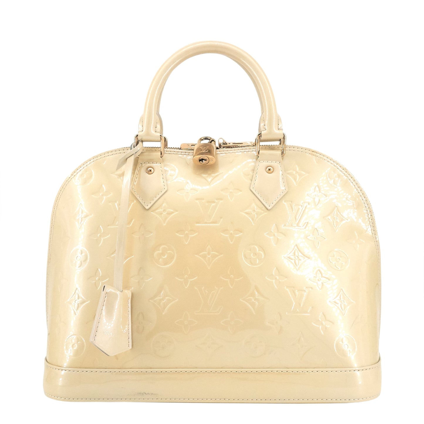 Louis Vuitto Alma PM Monogram Vernis Leather Handbag