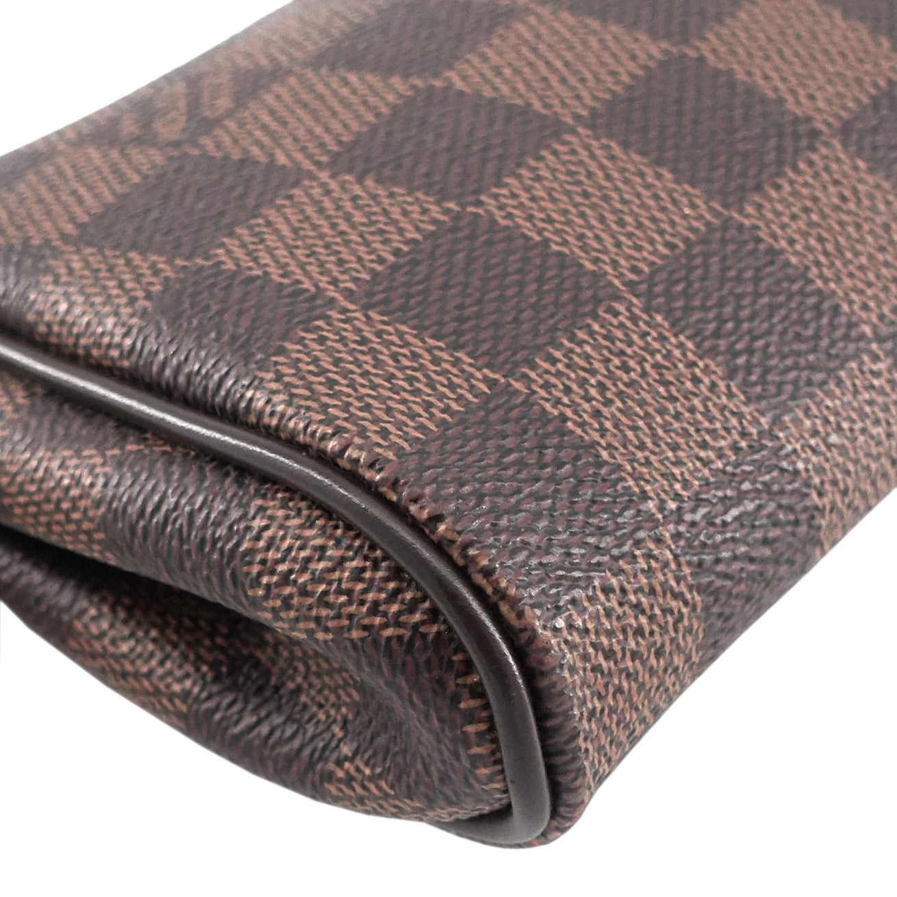 Louis Vuitto Eva Damier Ebene Canvas Crossbody Bag