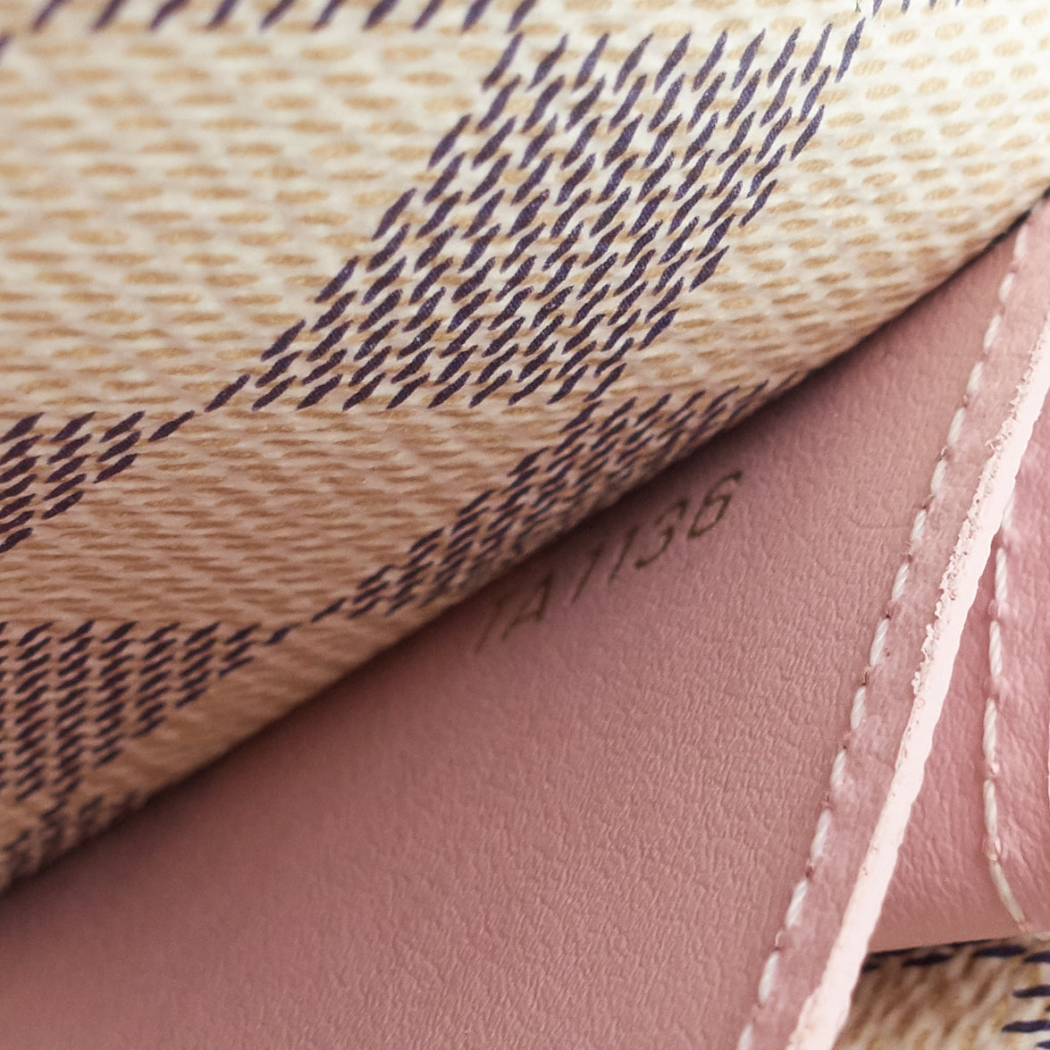 Louis Vuitto Emilie Damier Azur Canvas Wallet