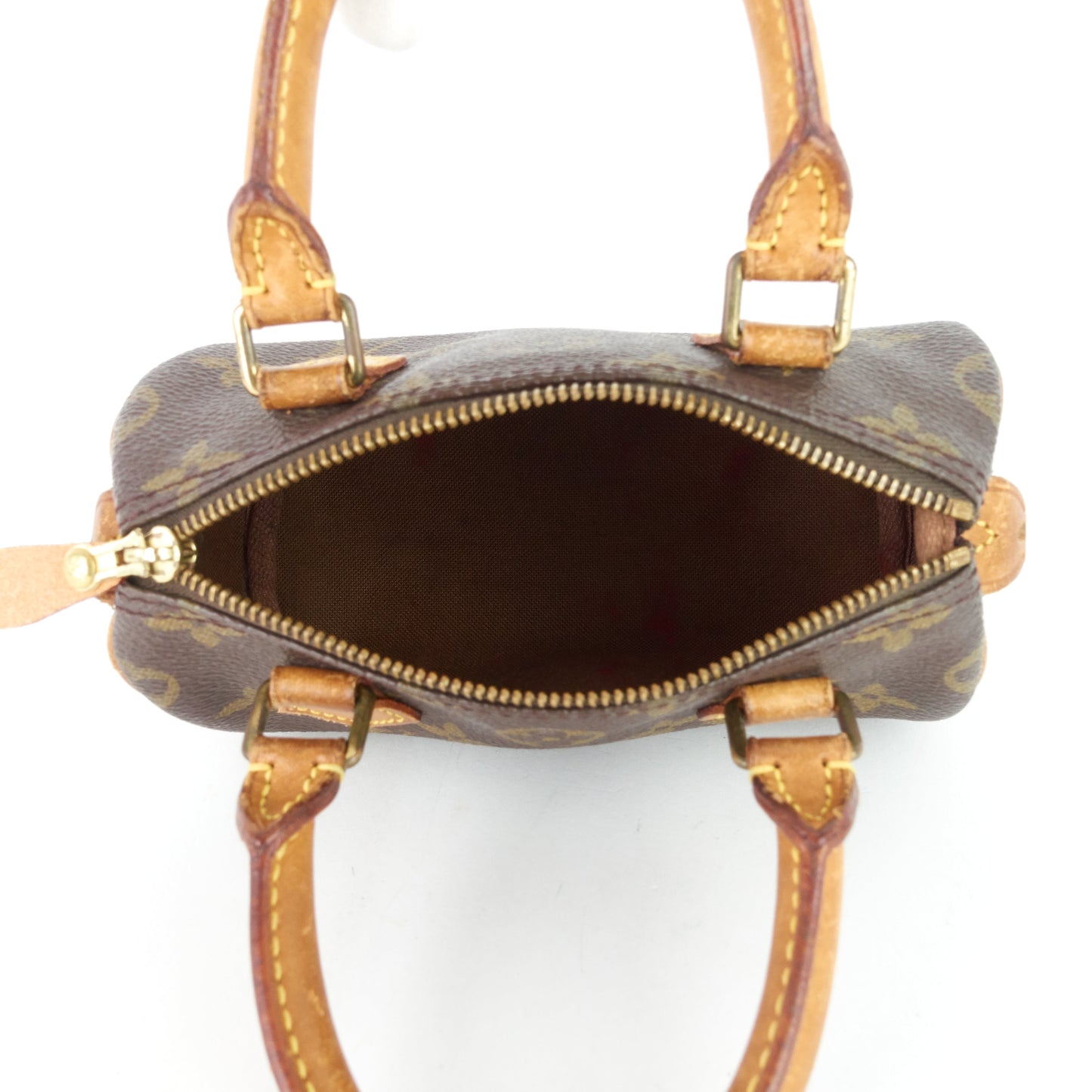 Louis Vuitto Mini HL Speedy Monogram Canvas Bag with Strap