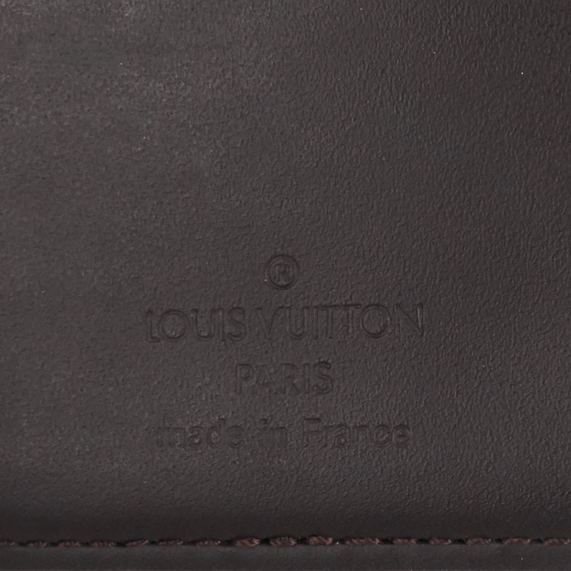 Louis Vuitto Portefeuille Glace Leather Double Wallet