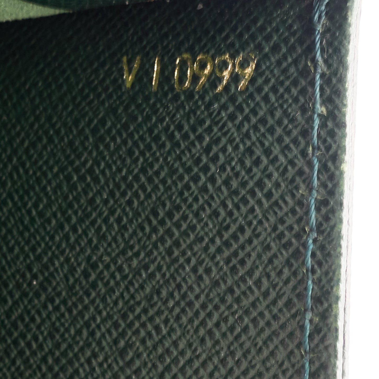 Louis Vuitto Serviette Kourad Taiga Leather Briefcase Bag