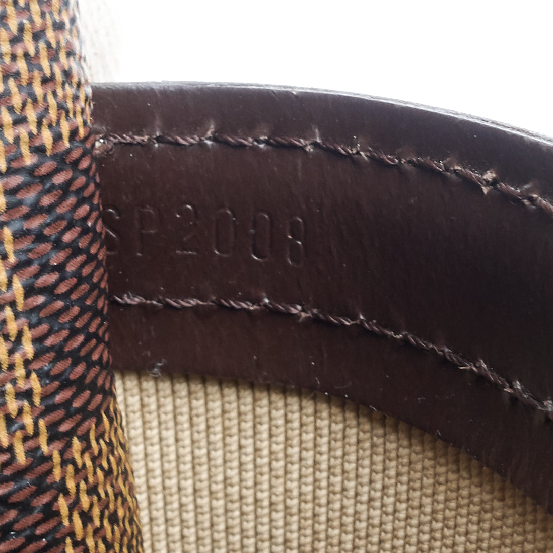 Louis Vuitto Reporter PM Damier Ebene Canvas Messenger Bag