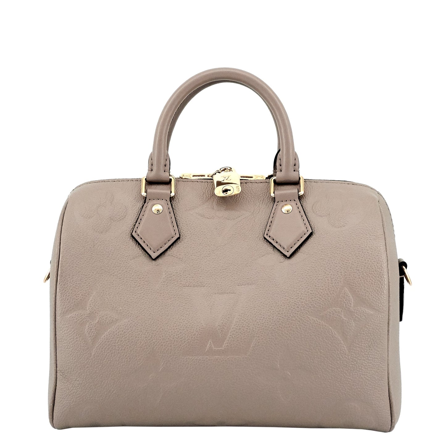 Louis Vuitto Speedy BandouliÃ¨re 25 Giant Empreinte Monogram Leather Bag