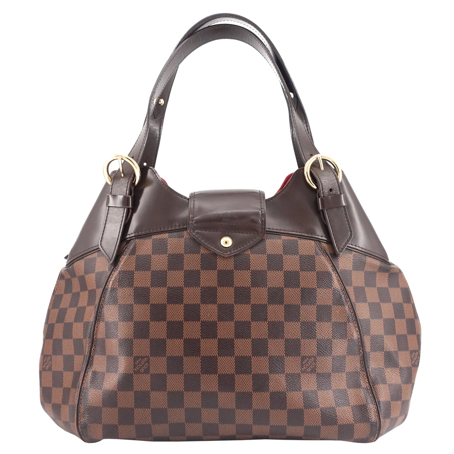 Louis Vuitto Sistina GM Damier Ebene Canvas Bag