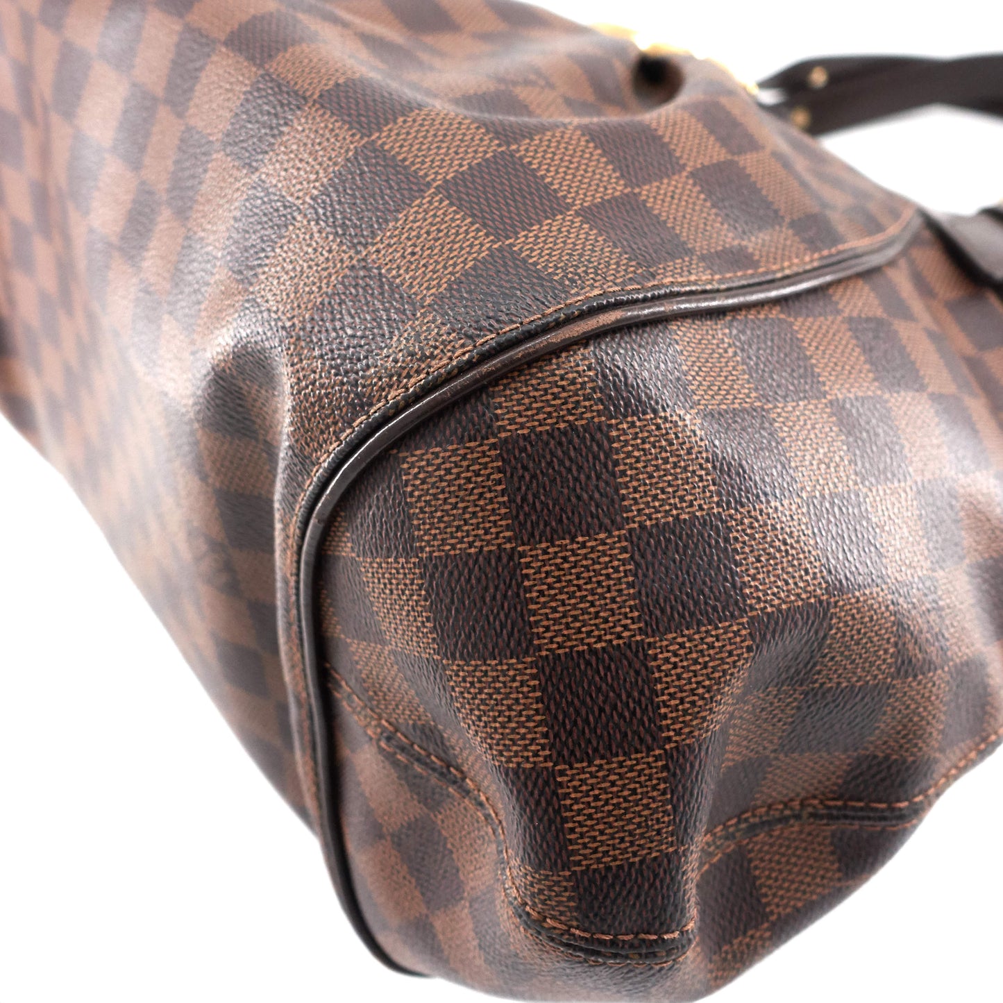 Louis Vuitto Sistina GM Damier Ebene Canvas Bag