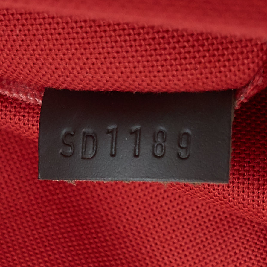 Louis Vuitto Siena MM Damier Ebene Canvas Bag