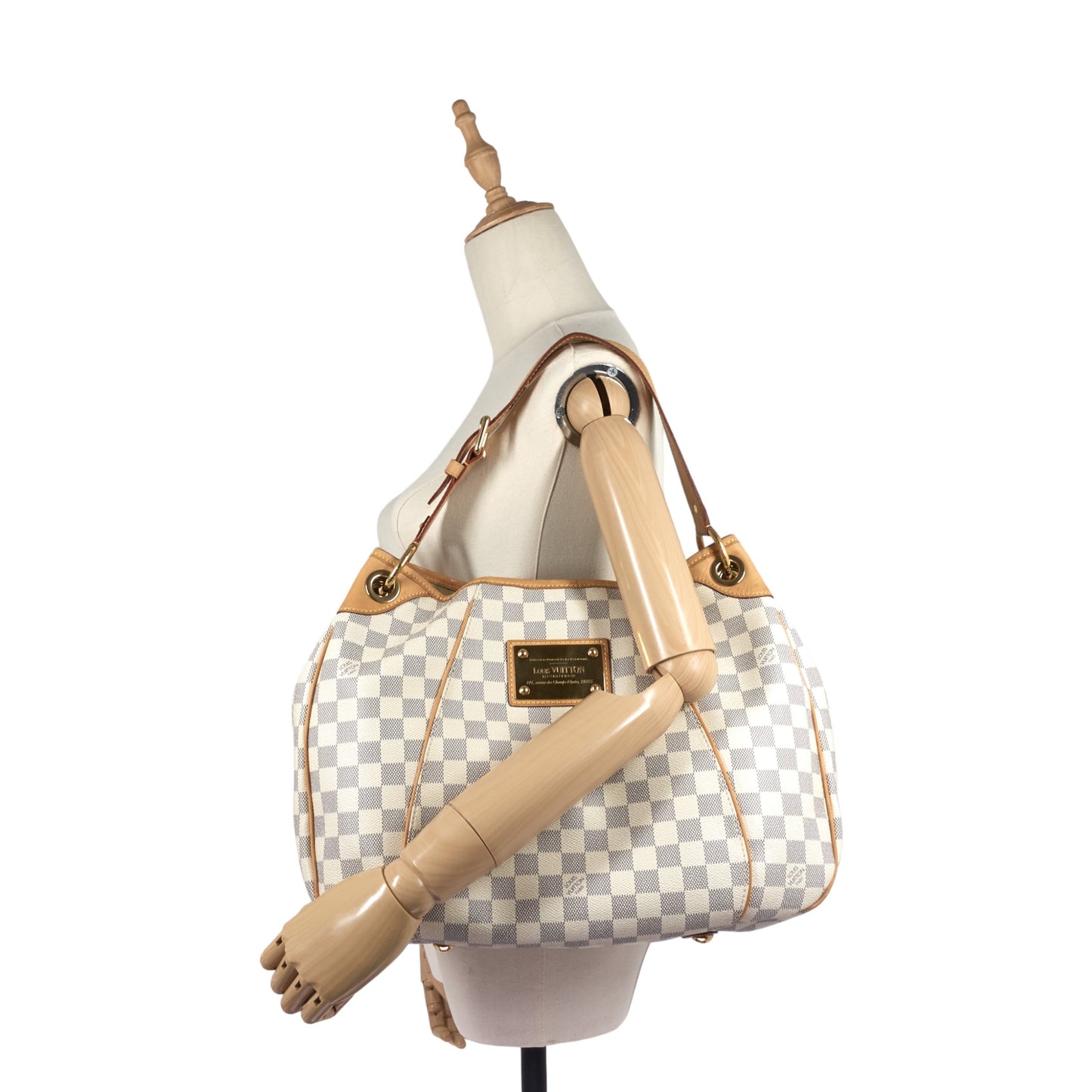 Louis Vuitto Galliera GM Damier Azur Canvas Bag