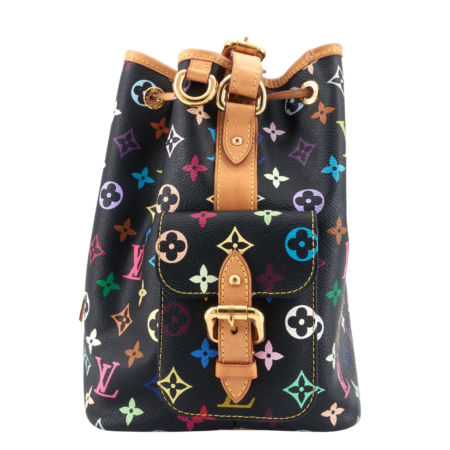 Louis Vuitto Petit Noe Multicolore Canvas Bag