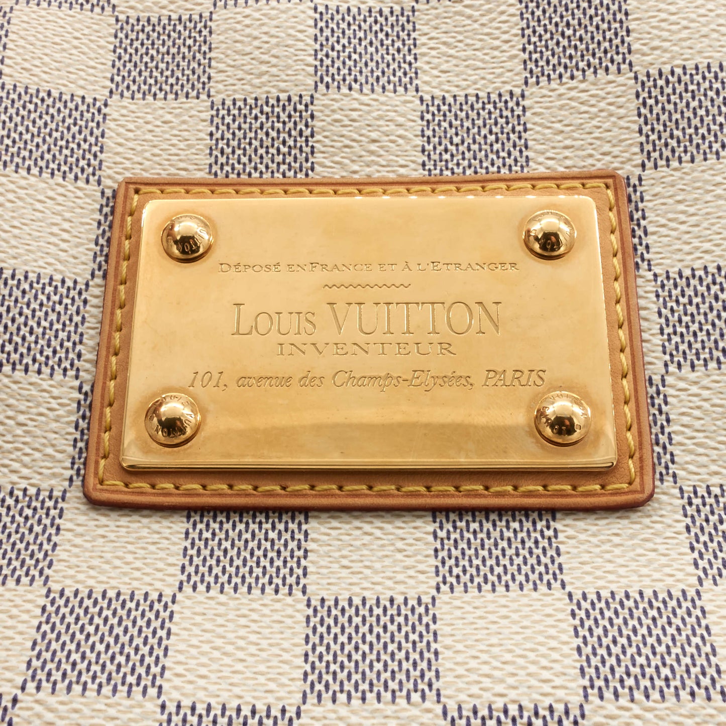 Louis Vuitto Galliera GM Damier Azur Canvas Bag