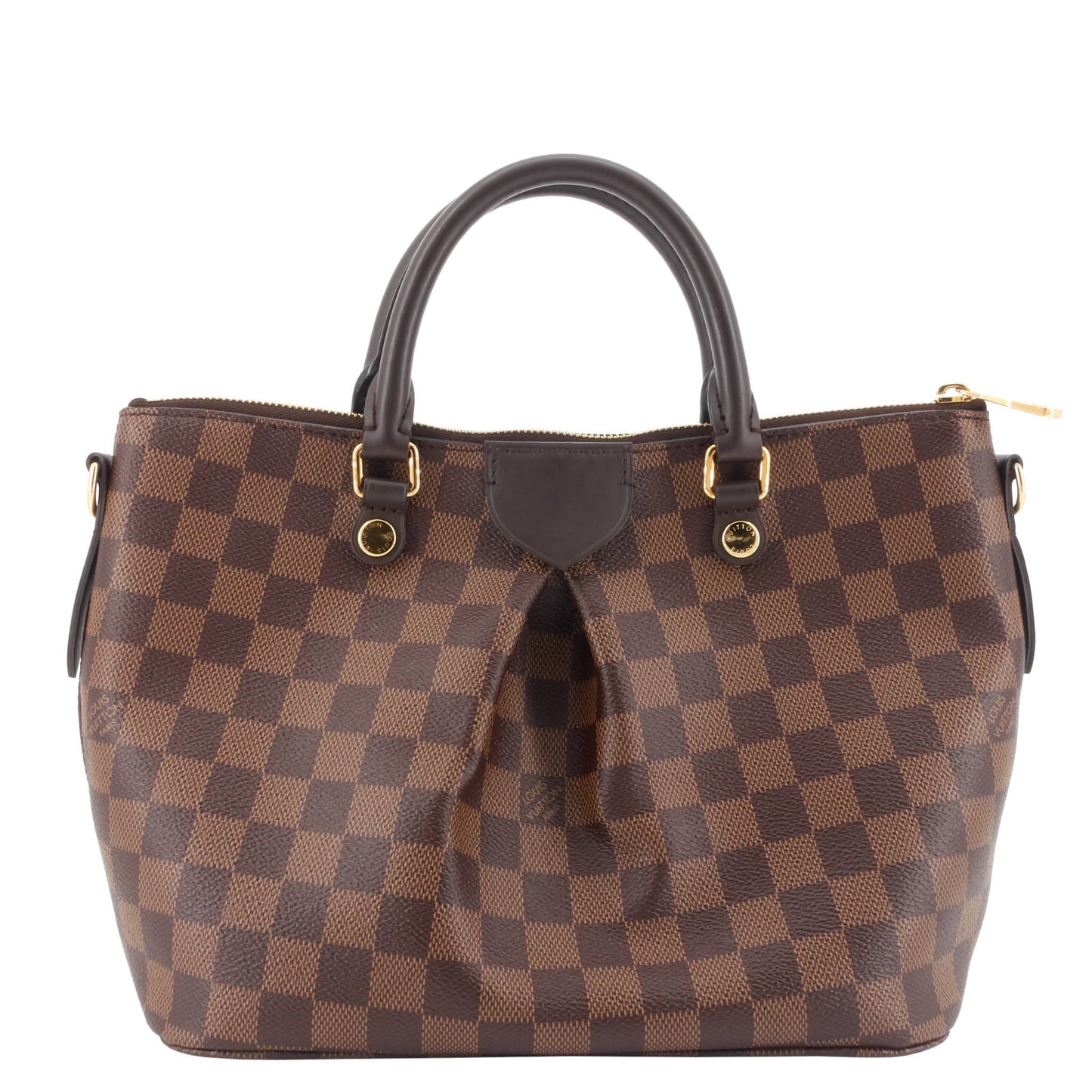 Louis Vuitto Siena PM Damier Ebene Canvas Handbag