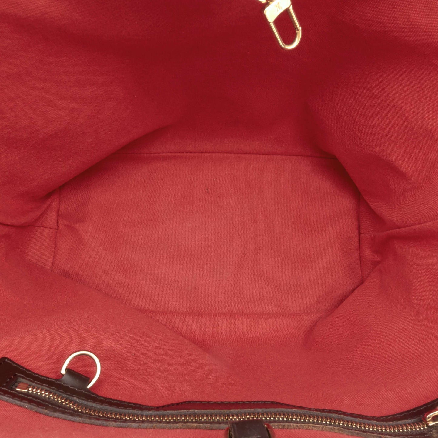 Louis Vuitto Cabas Rivington Damier Ebene Canvas Bag