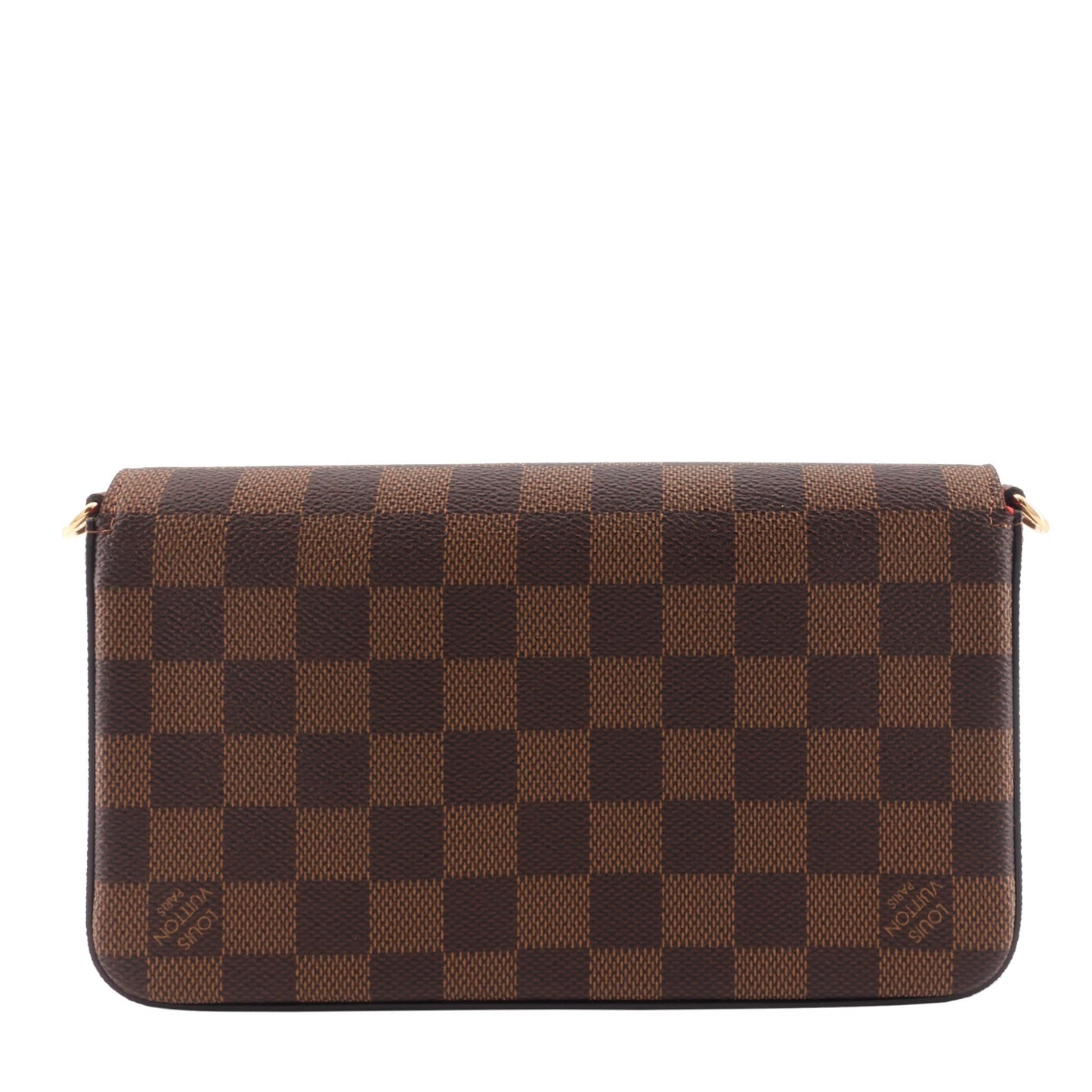 Louis Vuitto FÃ©licie Pochette Damier Ebene Canvas Bag