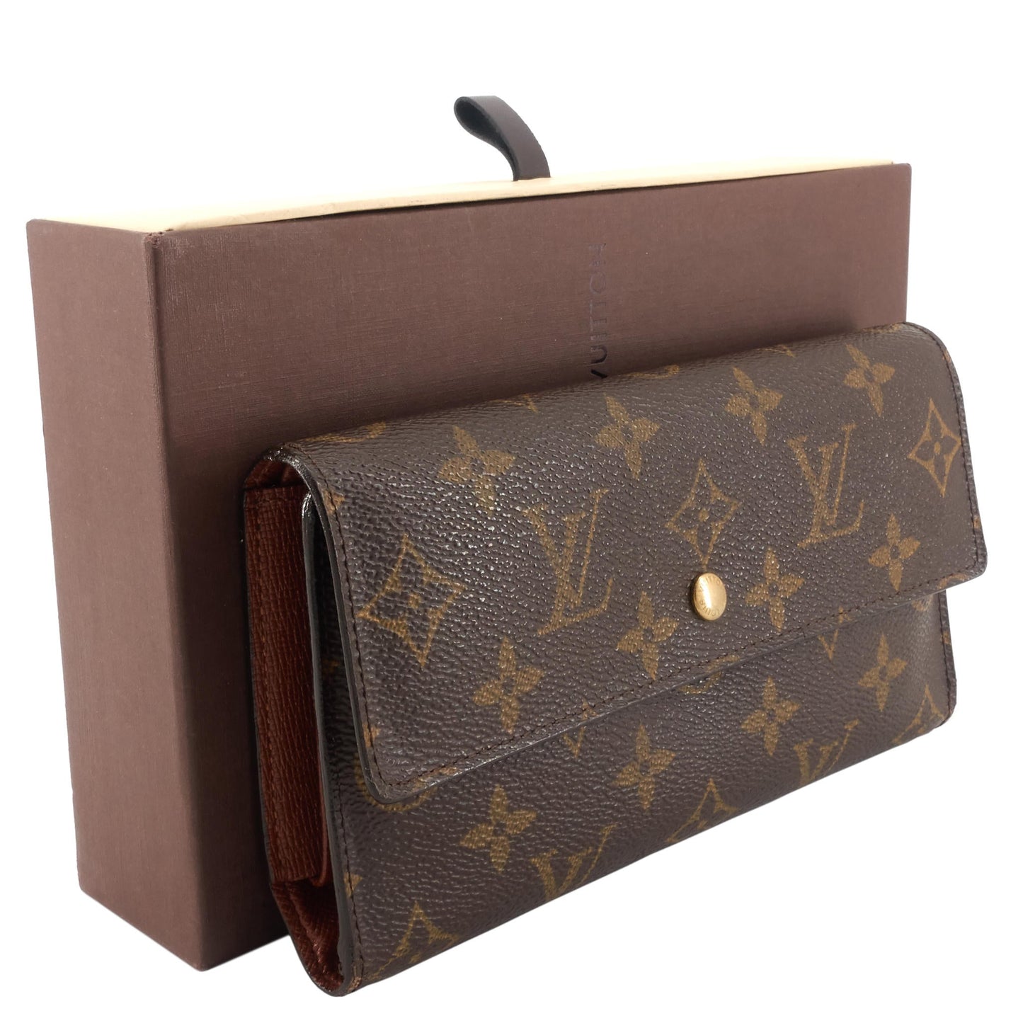 Louis Vuitto Porte Tresor International Monogram Canvas Wallet