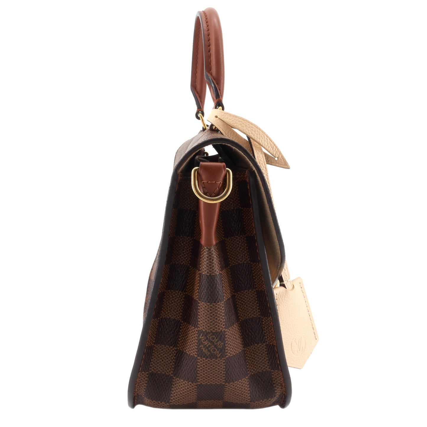 Louis Vuitto Beaumarchais Damier Ebene Canvas Bag