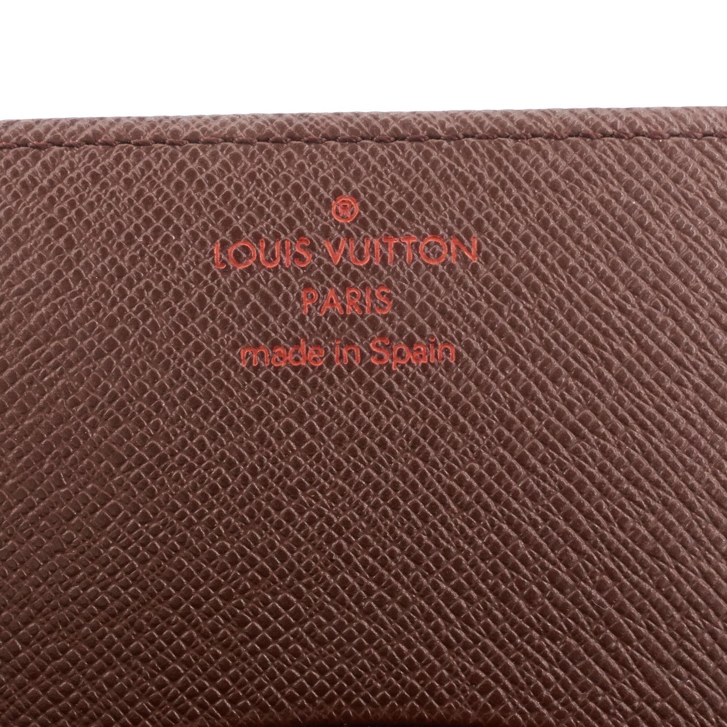 Louis Vuitto Damier Ebene Canvas Card Holder