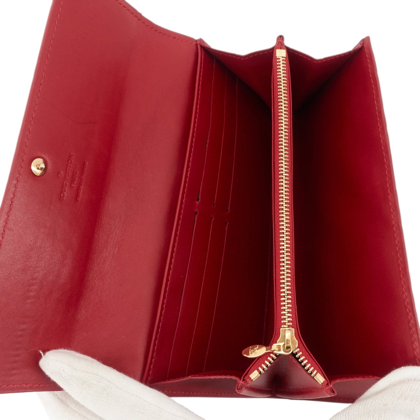 Louis Vuitto Sarah Vernis Leather Wallet